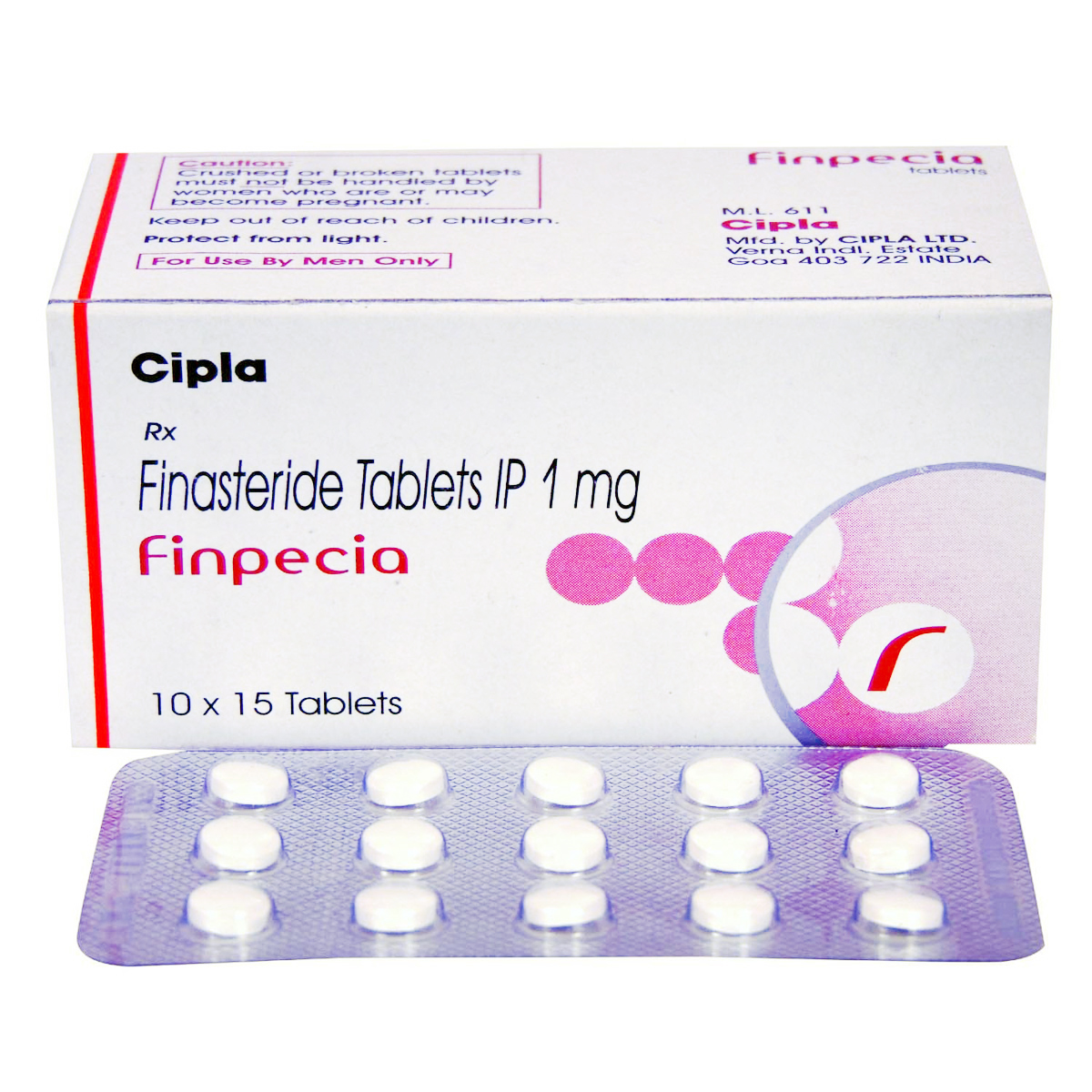 Finpecia Tablet 15's, Pack of 15 TABLETS Finpecia Tablet 15's, Pack of 15 TABLETS