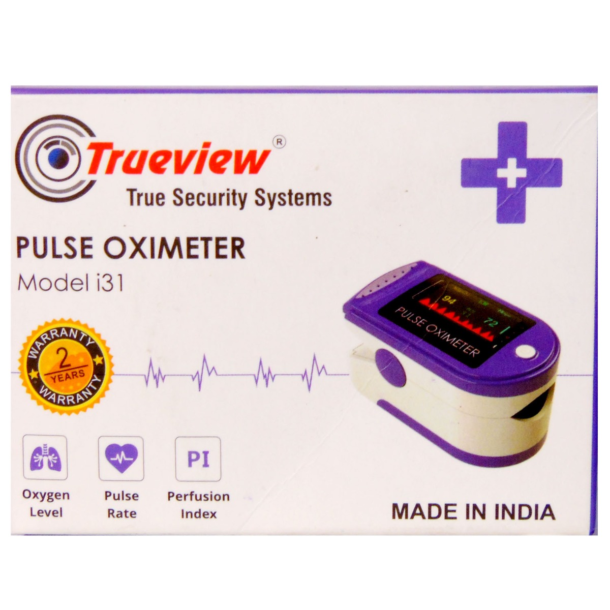 Trueview Finger Tip Pulse Oximeter i3 1, 1 Count, Pack of 1 Trueview Finger Tip Pulse Oximeter i3 1, 1 Count, Pack of 1