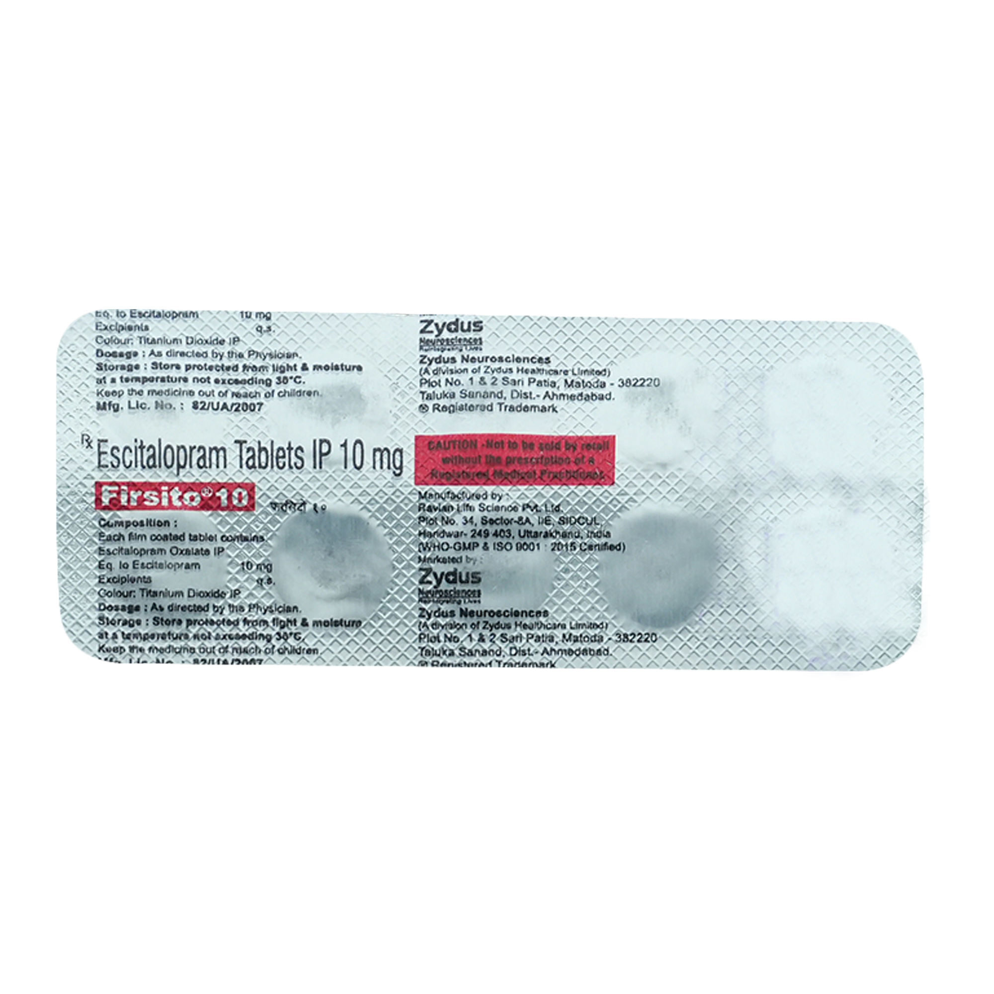 Firsito 10 Tablet 10's, Pack of 10 TABLETS Firsito 10 Tablet 10's, Pack of 10 TABLETS