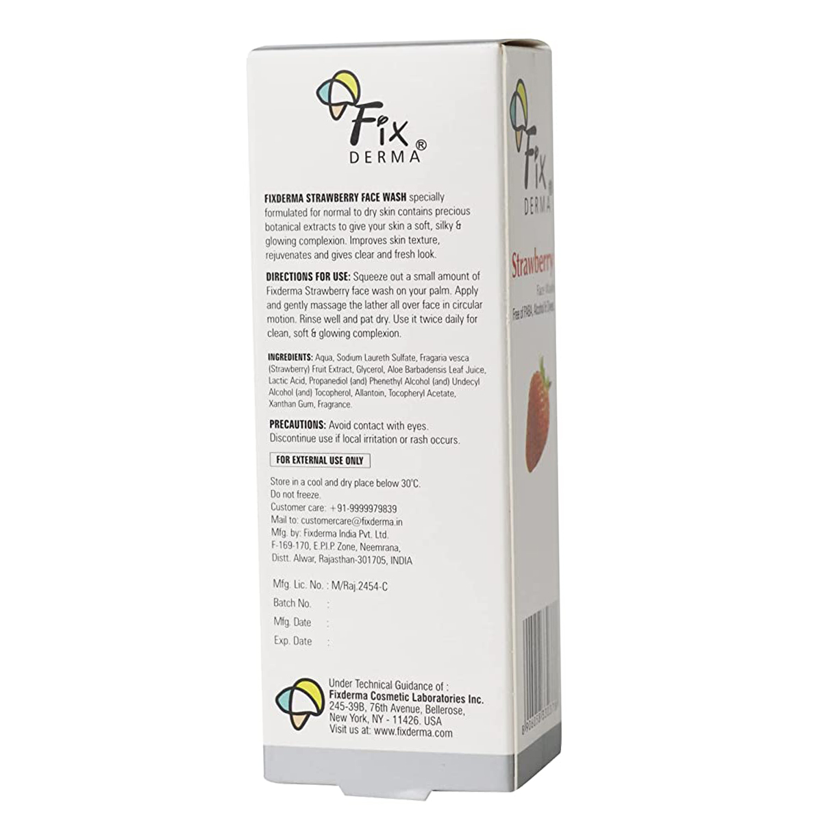 Fixderma Strawberry Face Wash 60gm, Pack of 1 Fixderma Strawberry Face Wash 60gm, Pack of 1