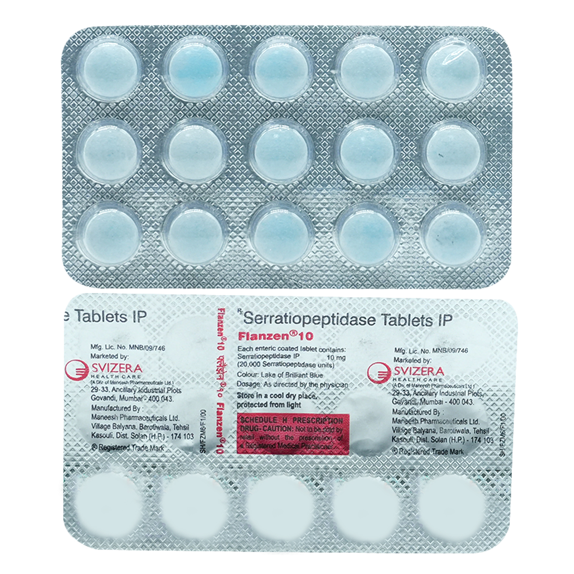 Flanzen 10 mg Tablet 15's, Pack of 15 TabletS Flanzen 10 mg Tablet 15's, Pack of 15 TabletS