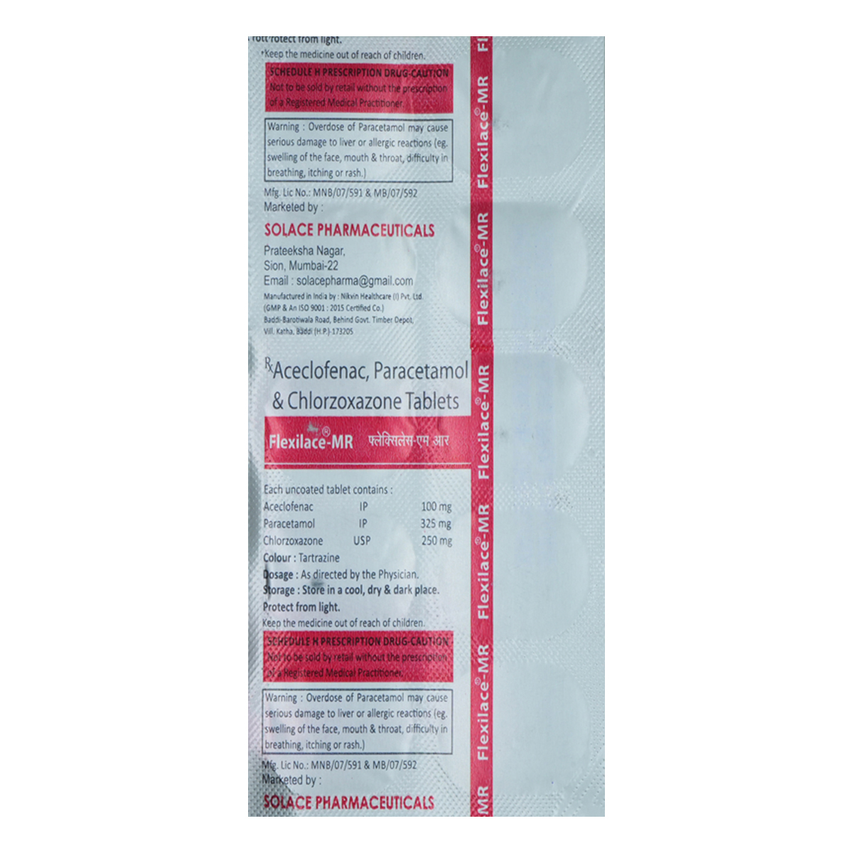 Flexilace-MR Tablet 10's, Pack of 10 TabletS Flexilace-MR Tablet 10's, Pack of 10 TabletS