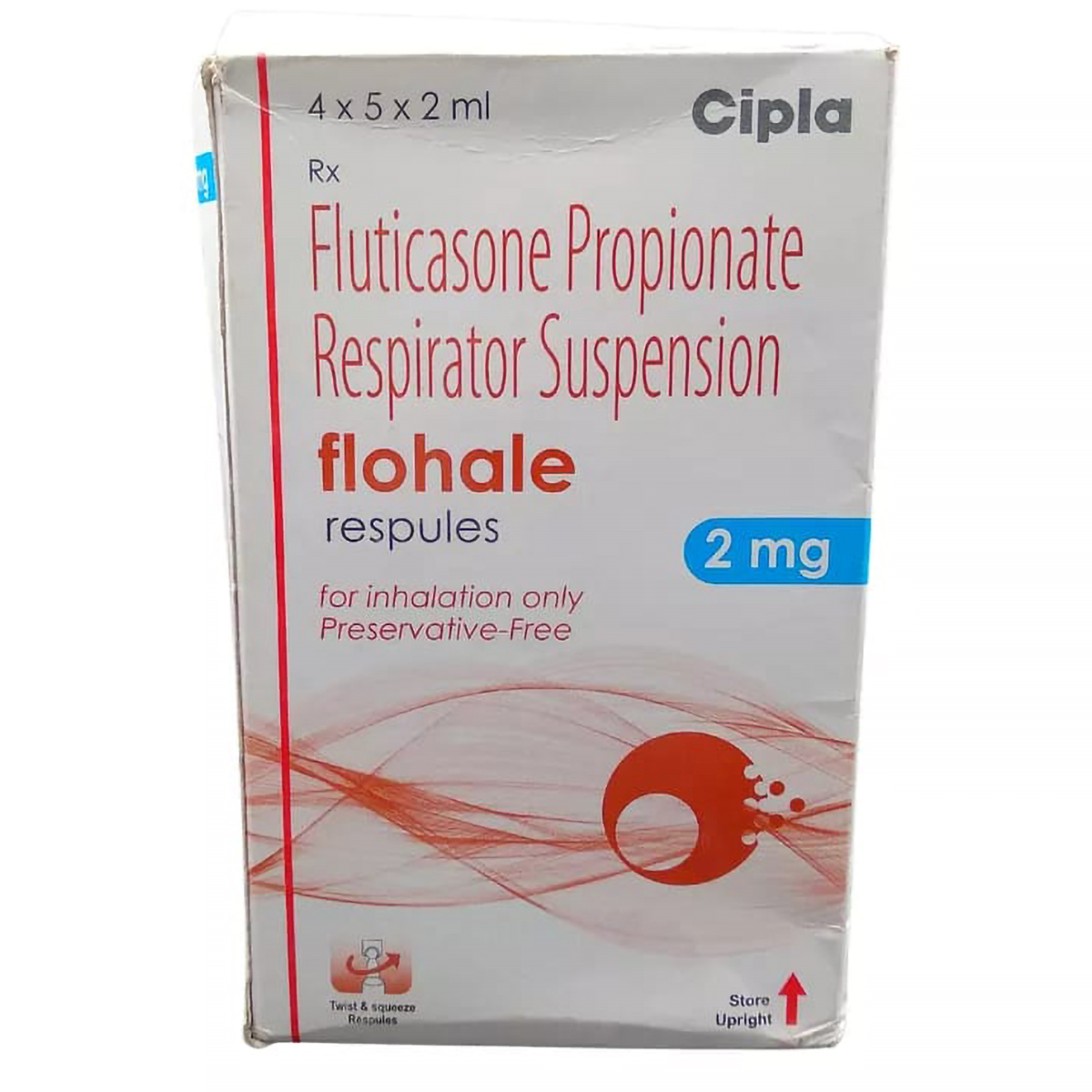 Flohale 2 mg Respules 2 ml, Pack of 5 RespulesS Flohale 2 mg Respules 2 ml, Pack of 5 RespulesS