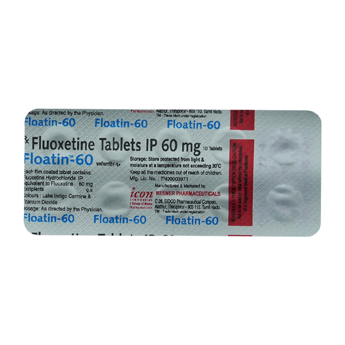 Floatin-60 Tablet 10's, Pack of 10 TABLETS Floatin-60 Tablet 10's, Pack of 10 TABLETS