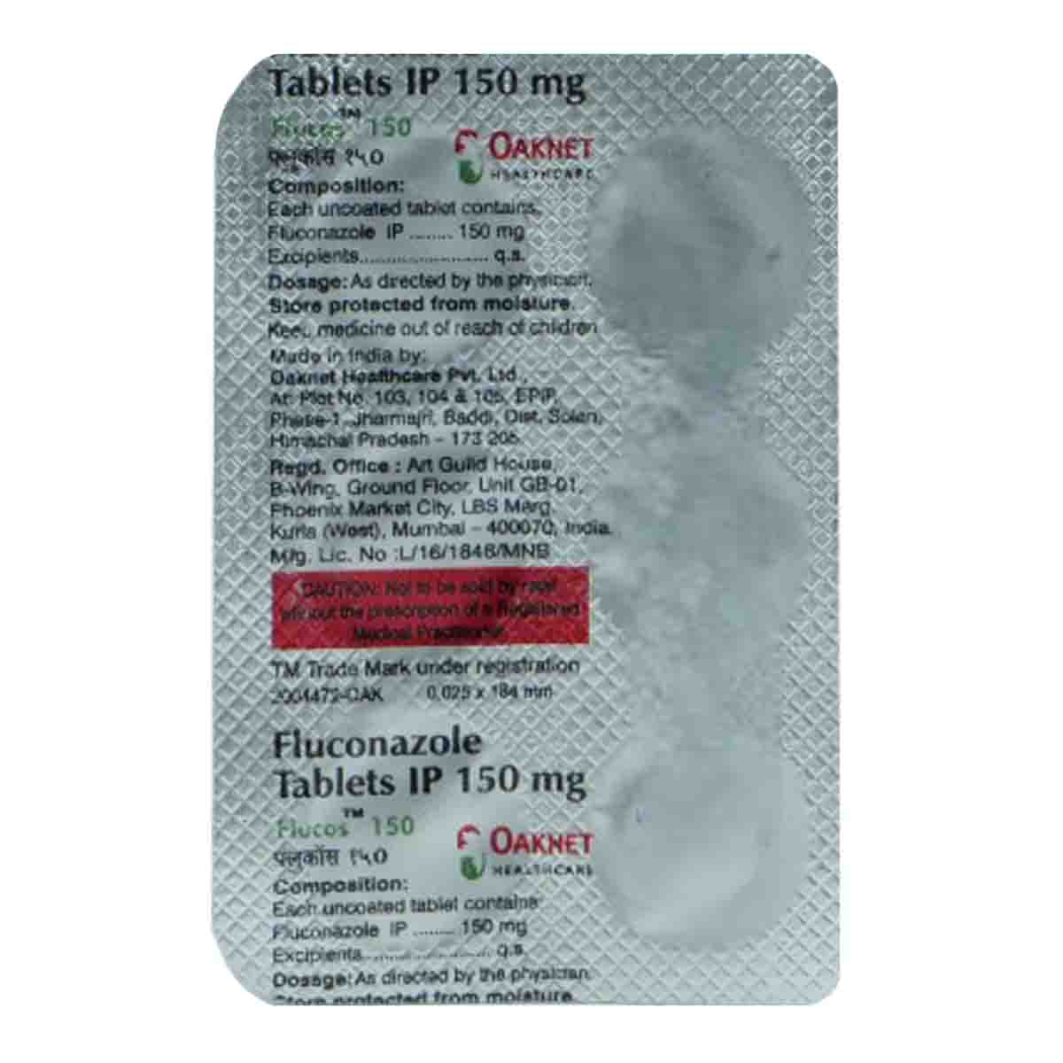 Flucos 150 Tablet 6's, Pack of 6 TabletS Flucos 150 Tablet 6's, Pack of 6 TabletS