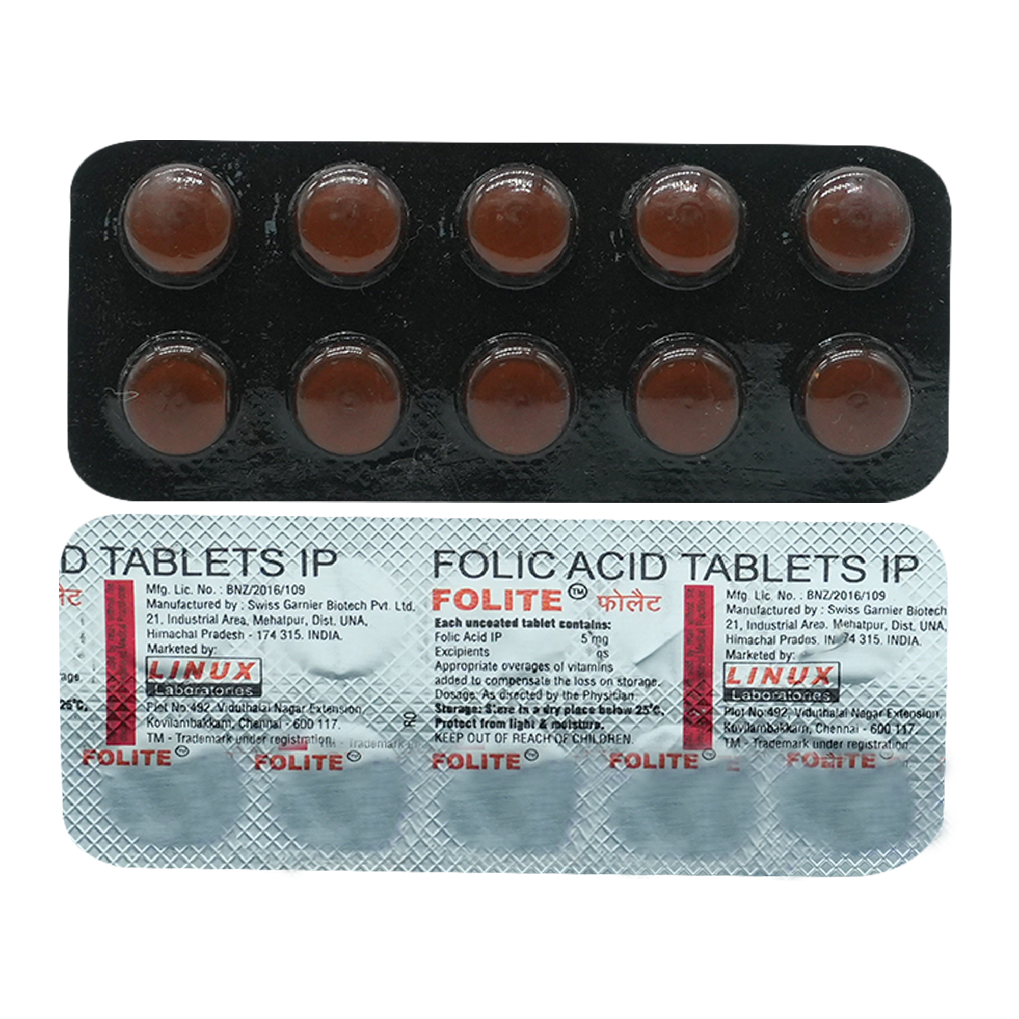 Buy Folite Tablet 10's Online