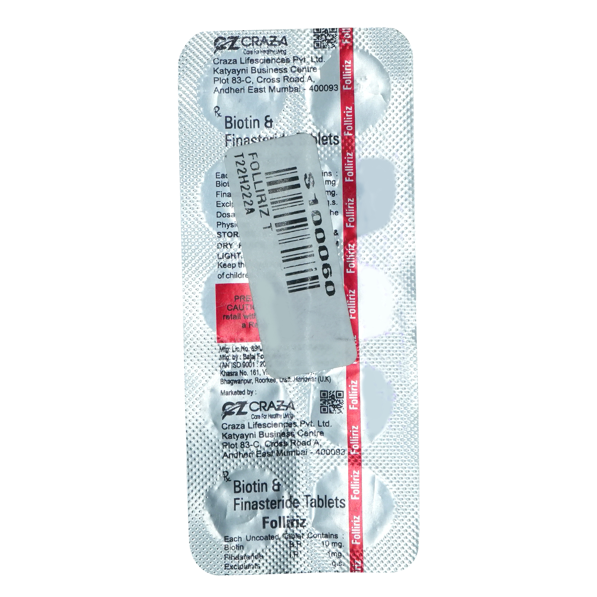 Folliriz Tablet 10's, Pack of 10 TabletS Folliriz Tablet 10's, Pack of 10 TabletS