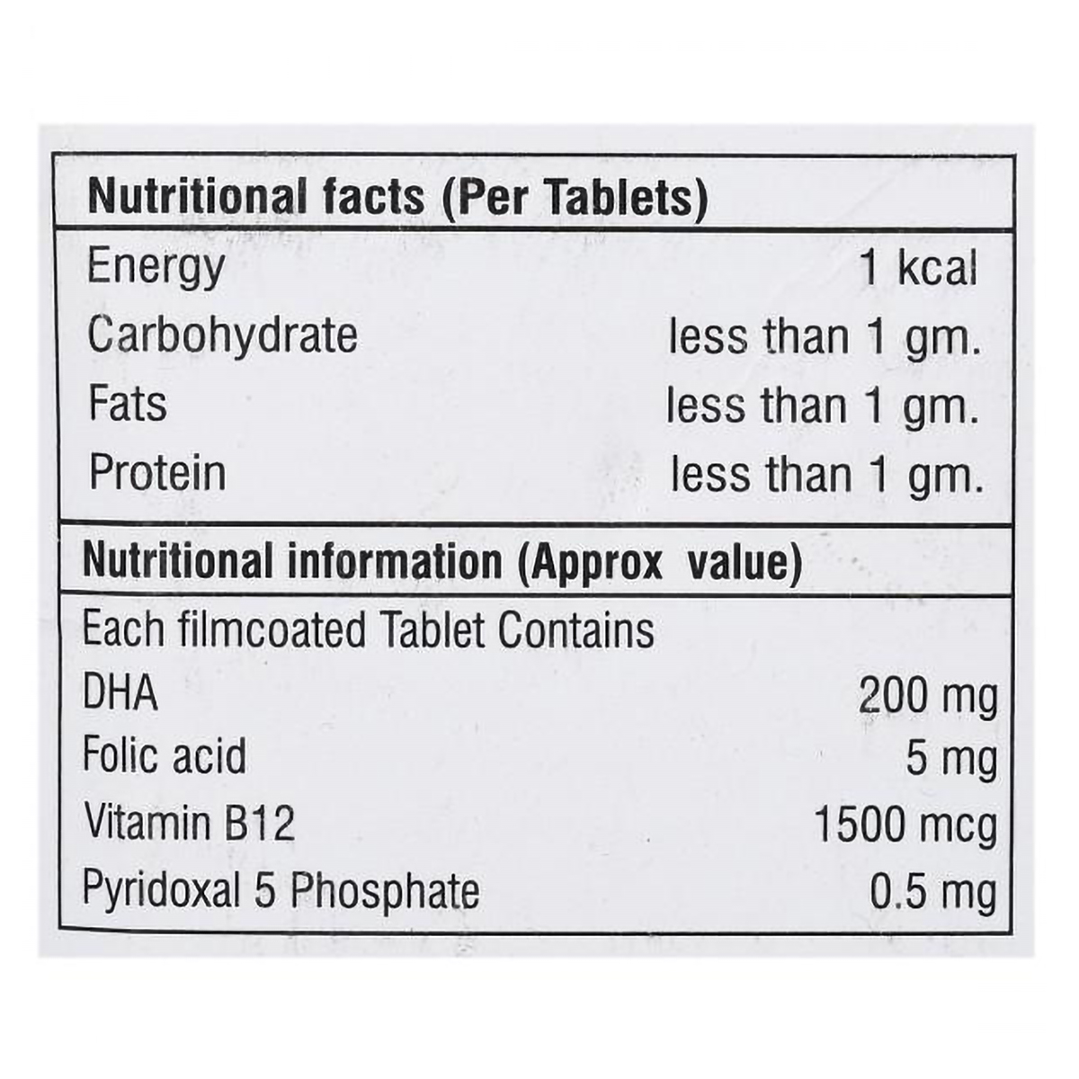 Folinatal Tablet 10's, Pack of 10 TABLETS Folinatal Tablet 10's, Pack of 10 TABLETS