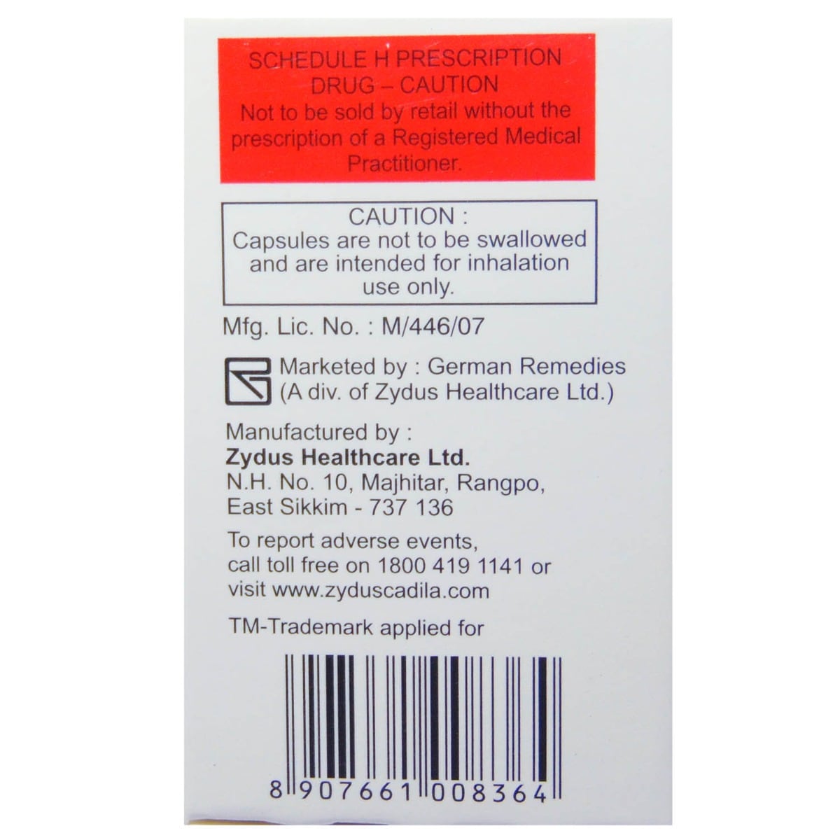 Formosone Forte Respicap 30's, Pack of 1 CAPSULE Formosone Forte Respicap 30's, Pack of 1 CAPSULE