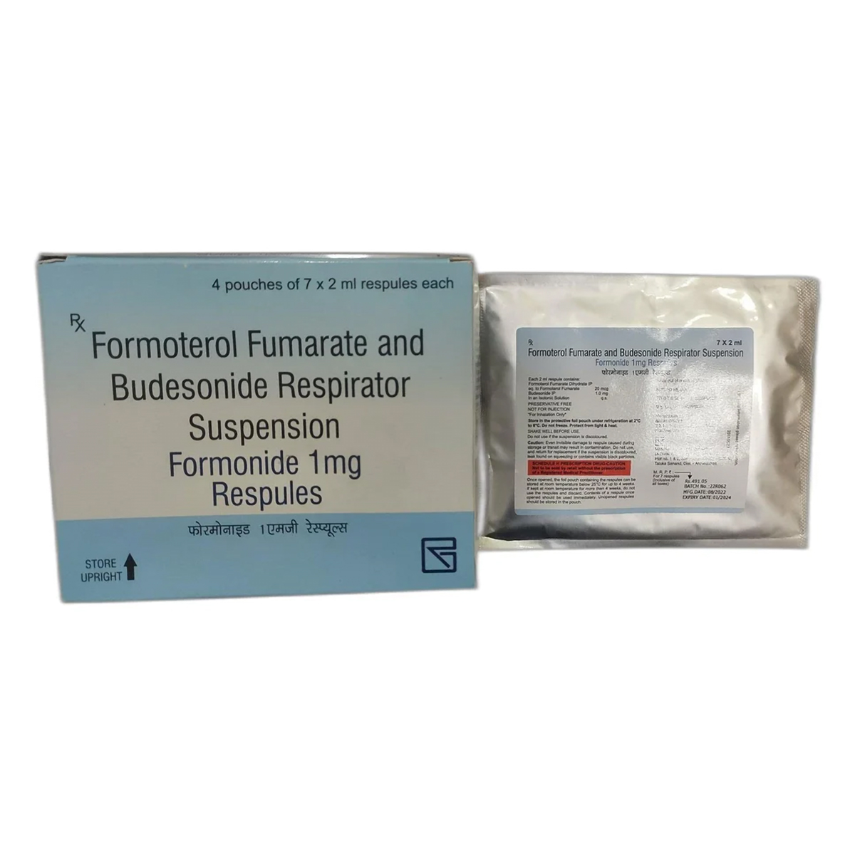 Formonide 0.5 mg Respules 2 ml, Pack of 7 RespulesS Formonide 0.5 mg Respules 2 ml, Pack of 7 RespulesS