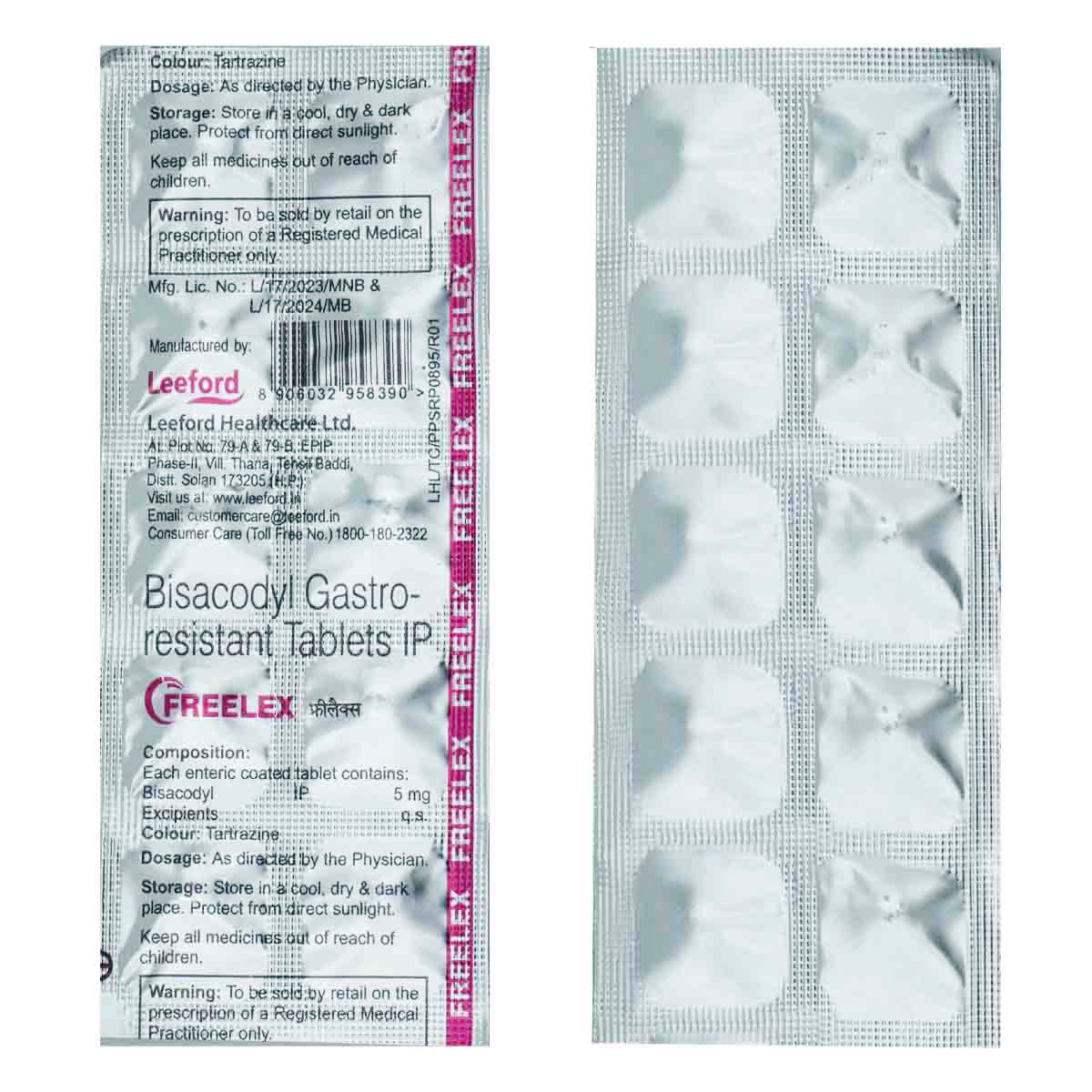 FREELEX 5MG TABLET, Pack of 10 TabletS FREELEX 5MG TABLET, Pack of 10 TabletS