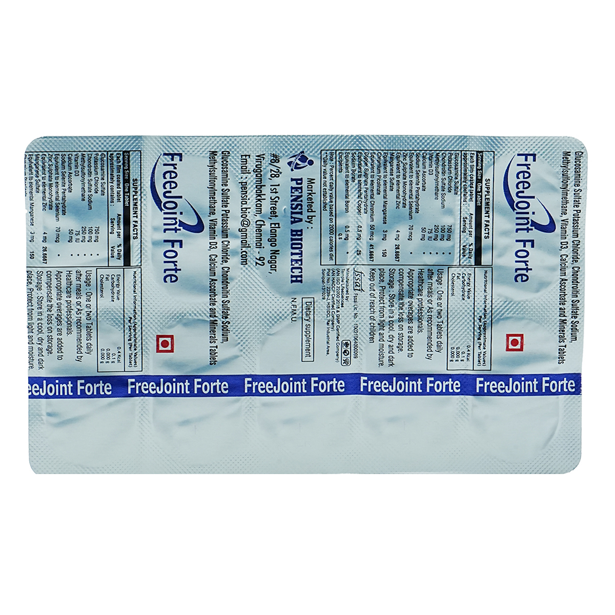 Freejoint Forte Tablet 10's Freejoint Forte Tablet 10's