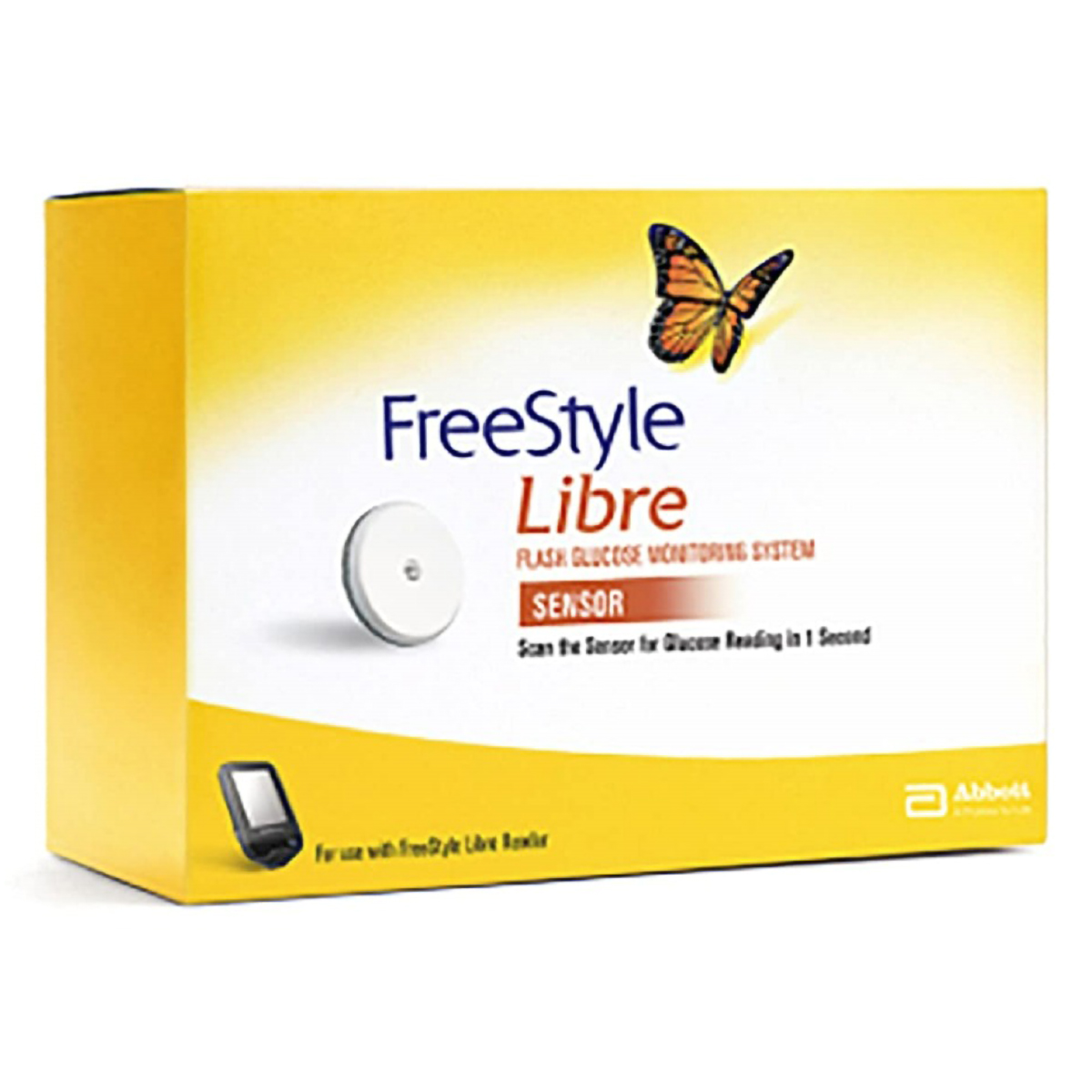 FreeStyle Libre Sensor - Flash Glucose Monitoring System, 1 Count, Pack of 1