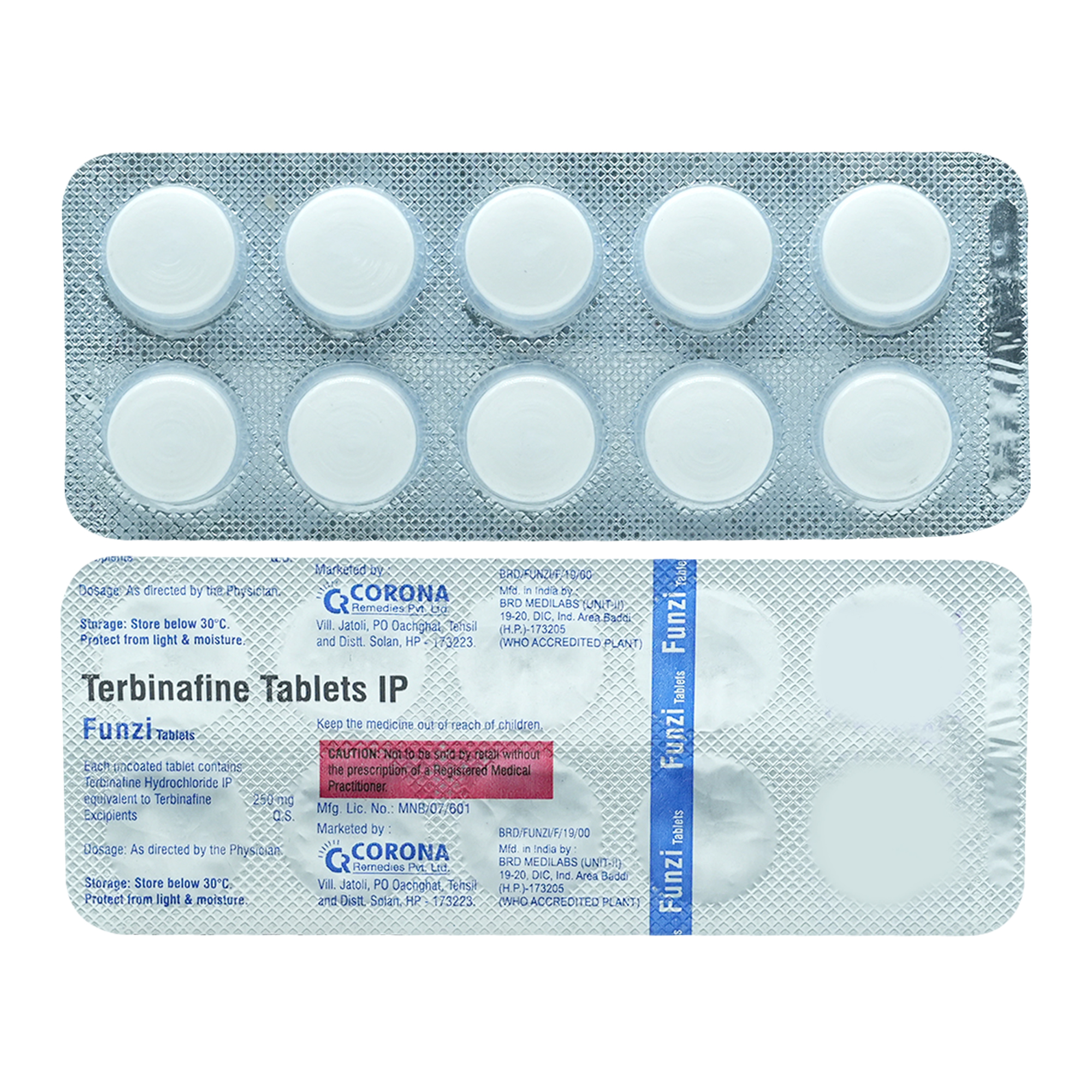 Funzi Tablet 10's, Pack of 10 TABLETS Funzi Tablet 10's, Pack of 10 TABLETS