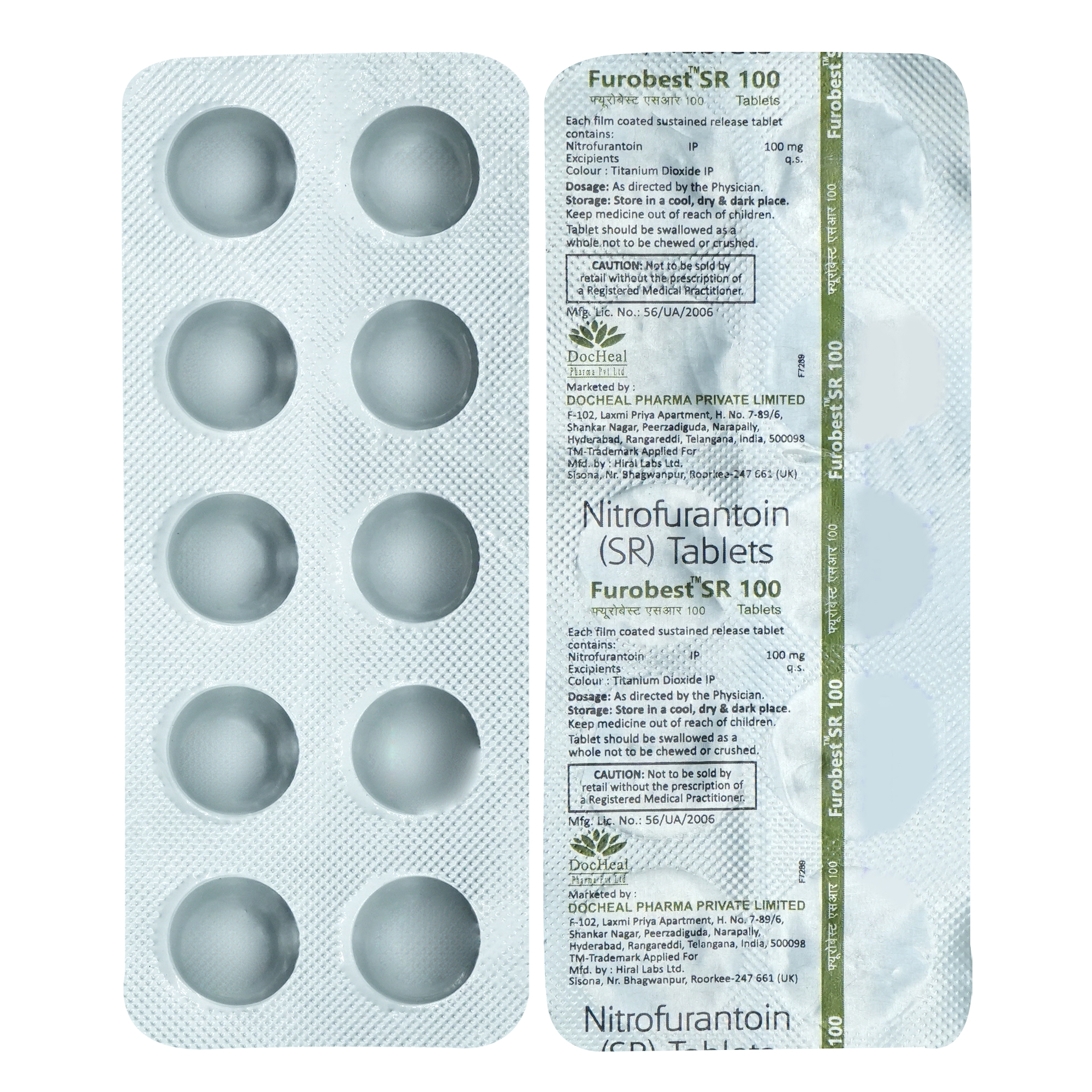 Furobest 100 Tablet 10's, Pack of 10 TABLETS Furobest 100 Tablet 10's, Pack of 10 TABLETS