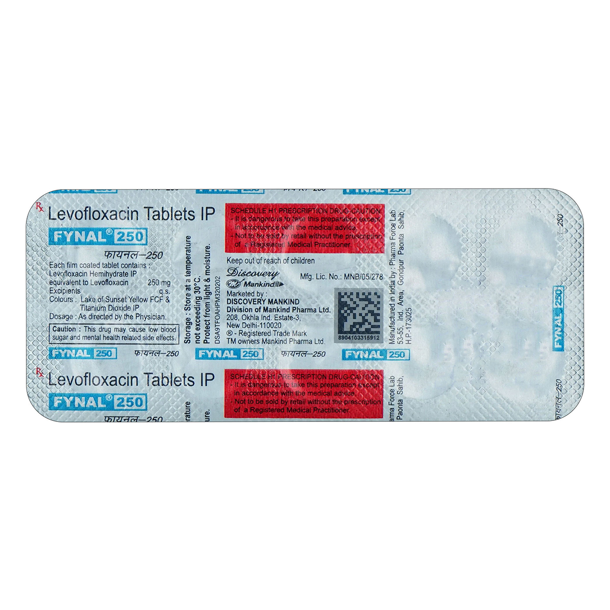 Fynal 250 mg Tablet 10's, Pack of 10 TabletS Fynal 250 mg Tablet 10's, Pack of 10 TabletS