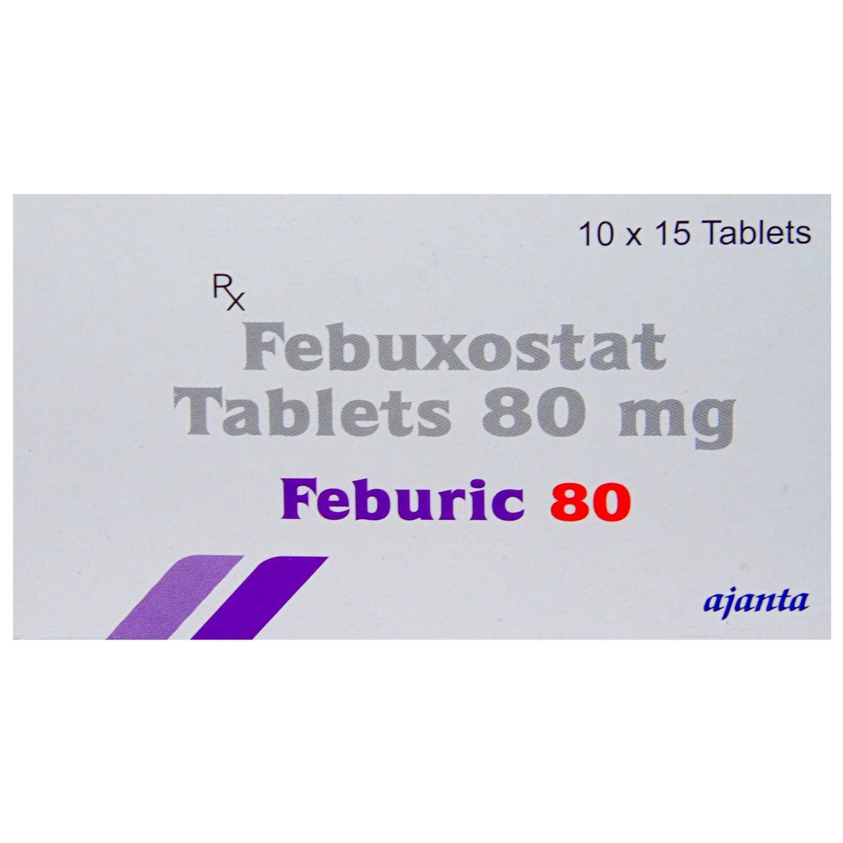 Feburic 80 Tablet 15's, Pack of 15 TABLETS Feburic 80 Tablet 15's, Pack of 15 TABLETS