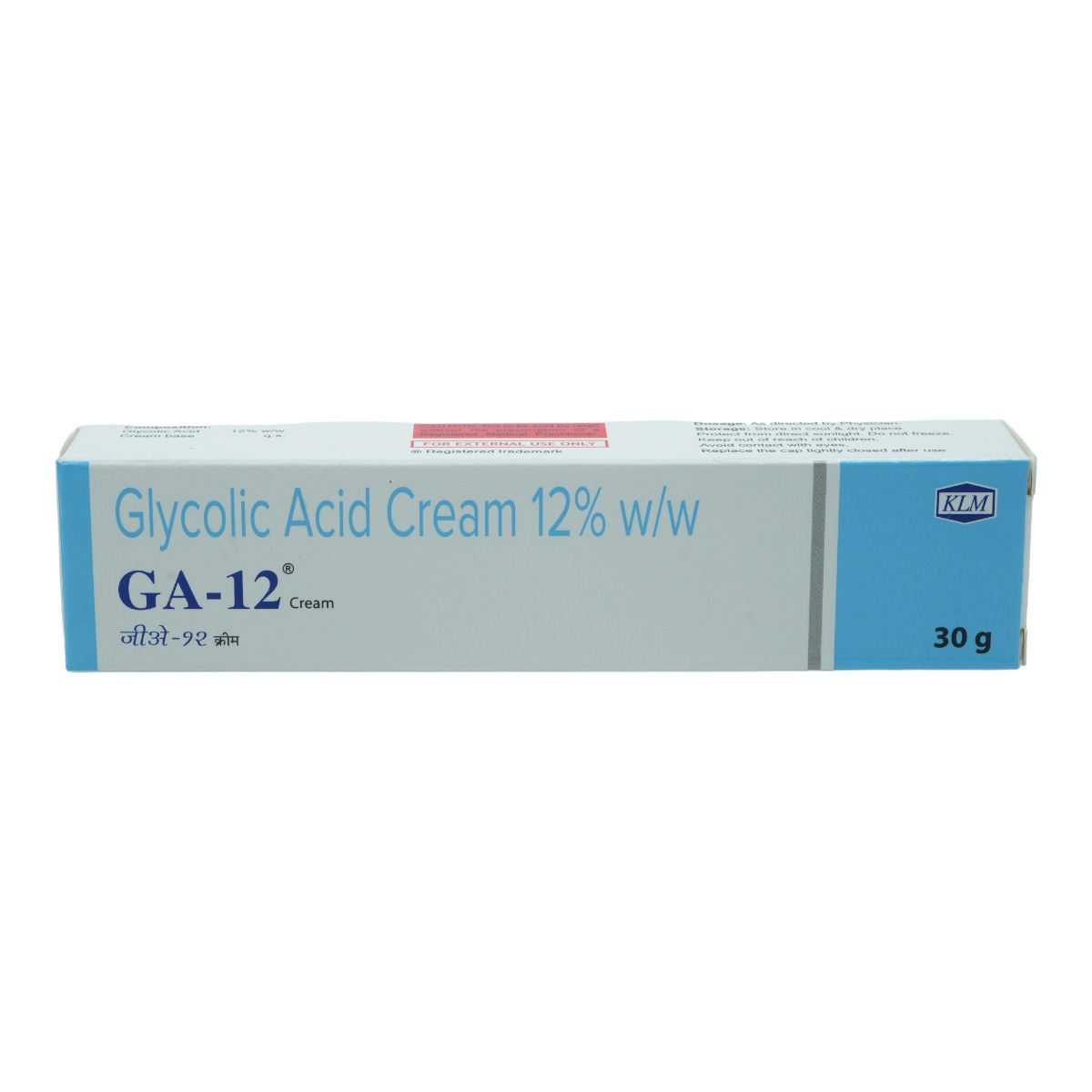 Ga-12 12%W/W Cream 30gm, Pack of 1 CREAM Ga-12 12%W/W Cream 30gm, Pack of 1 CREAM