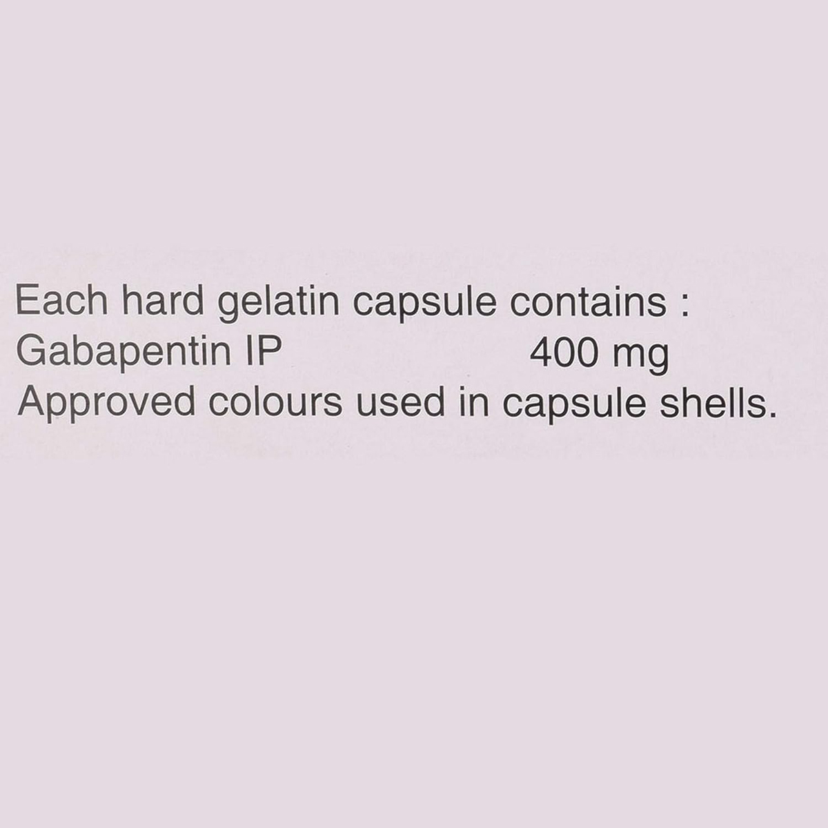 Gabapin 400 Capsule 10's, Pack of 10 CAPSULES Gabapin 400 Capsule 10's, Pack of 10 CAPSULES