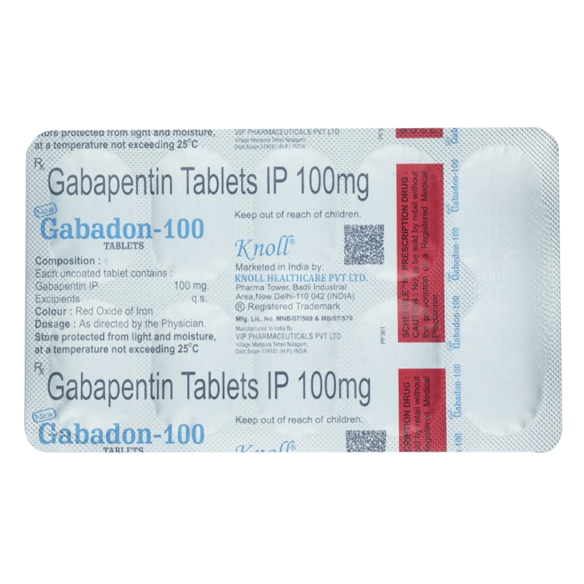 Gabadon-100 Tablet 10's, Pack of 10 TabletS Gabadon-100 Tablet 10's, Pack of 10 TabletS