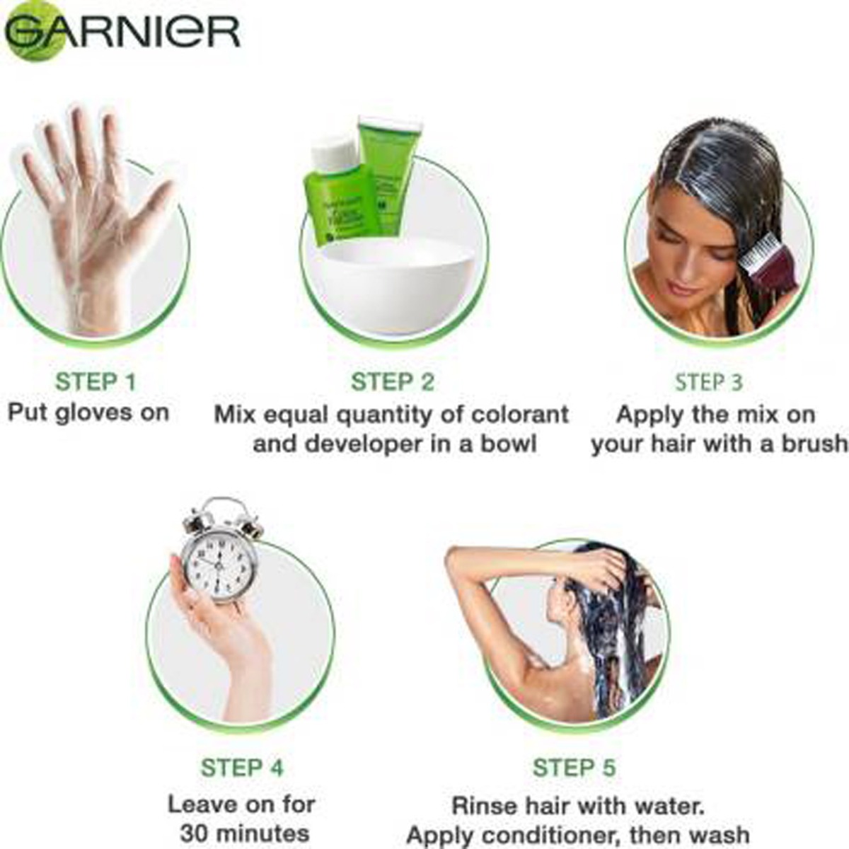 Garnier Color Naturals Shade 5 Hair Color, Light Brown, 1 Count, Pack of 1 Garnier Color Naturals Shade 5 Hair Color, Light Brown, 1 Count, Pack of 1