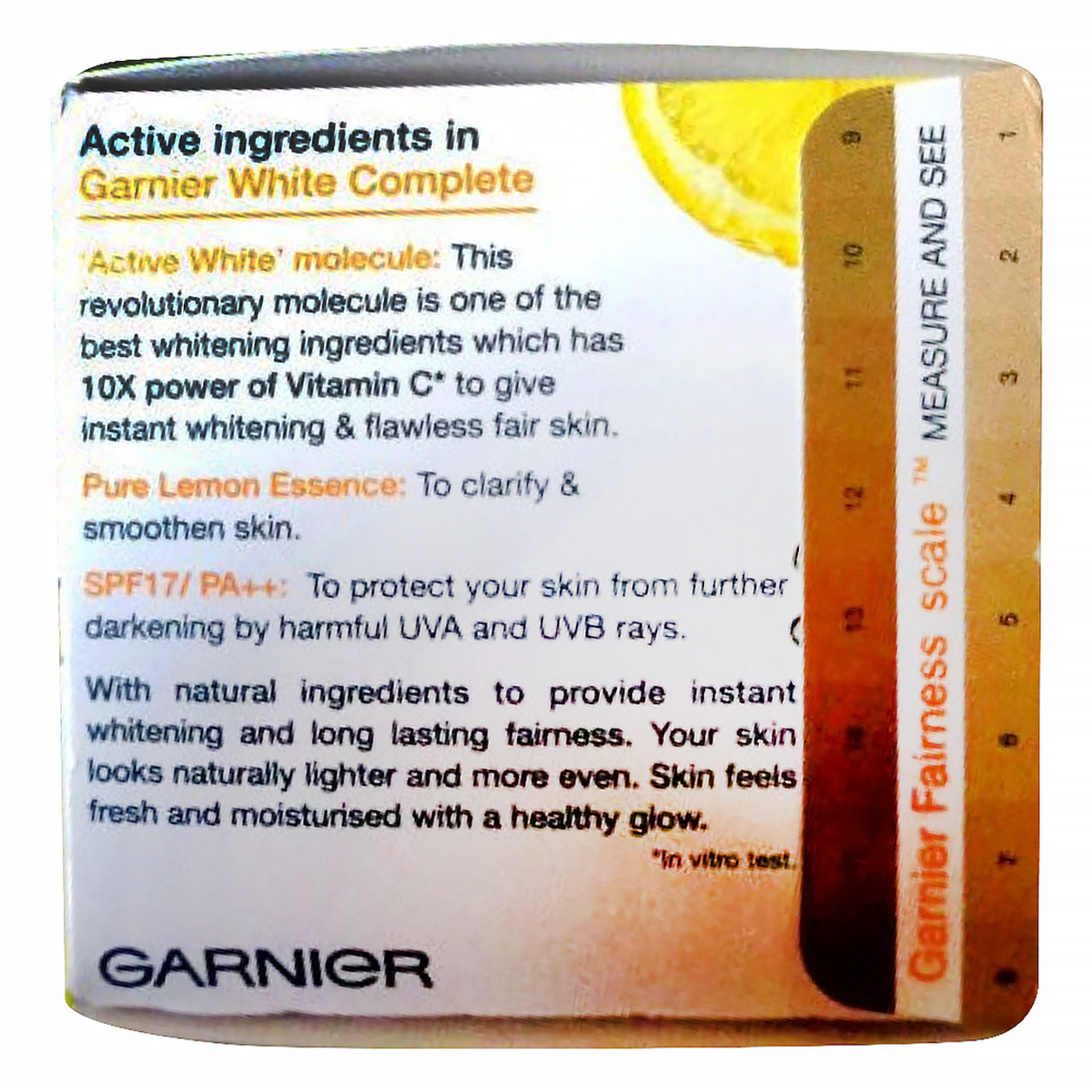 Garnier White Complete Multi Action SPF 17 PA++ Fairness Cream, 18 gm Price, Uses, Side Effects