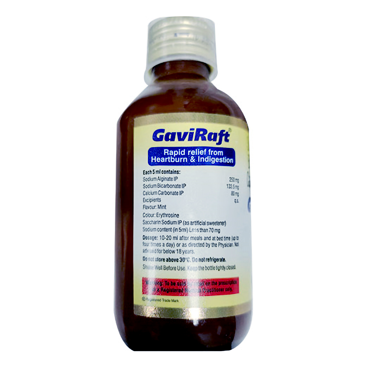 Gaviraft Oral Suspension 100 ml, Pack of 1 ORAL SUSPENSION Gaviraft Oral Suspension 100 ml, Pack of 1 ORAL SUSPENSION