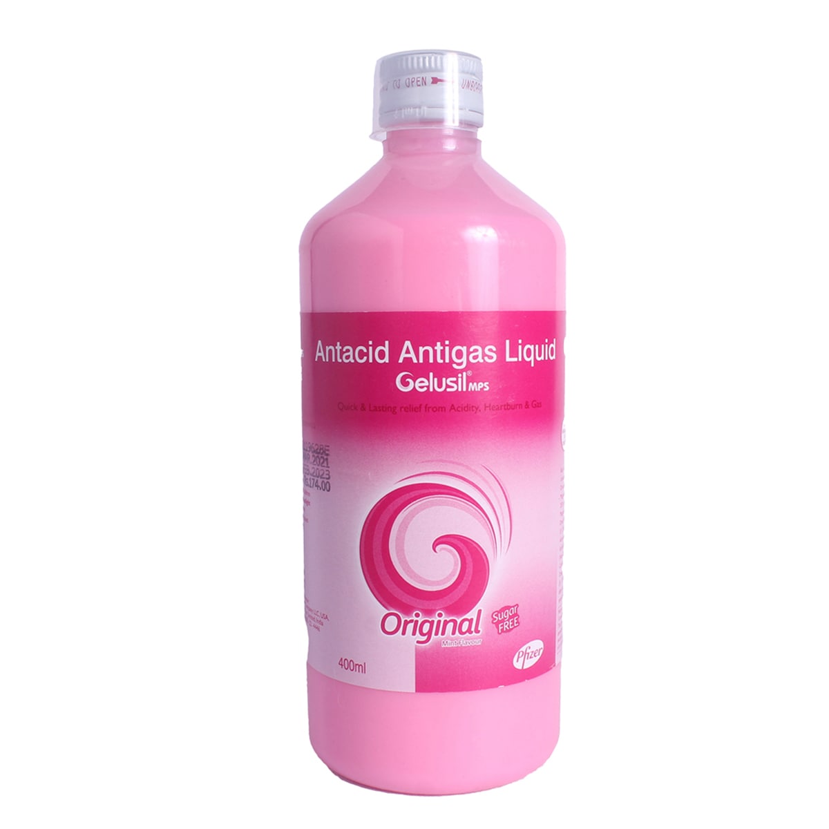 Buy Gelusil MPS Original Liquid Sugar Free Mint 400 ml Online