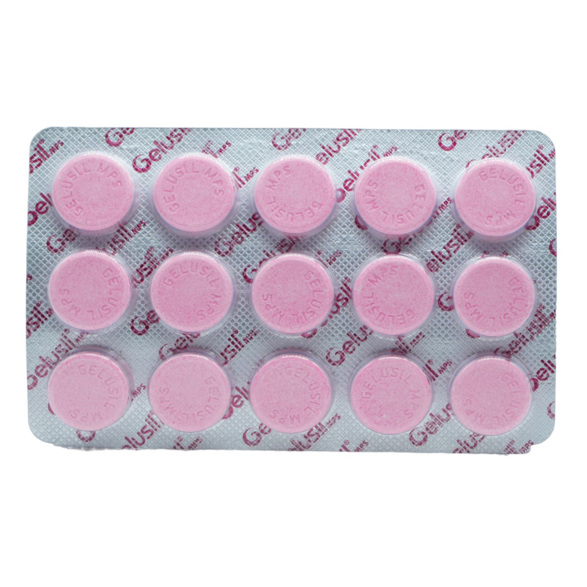 Gelusil Mps Chewable Tablet 15's, Pack of 15 Chewable TabletS Gelusil Mps Chewable Tablet 15's, Pack of 15 Chewable TabletS