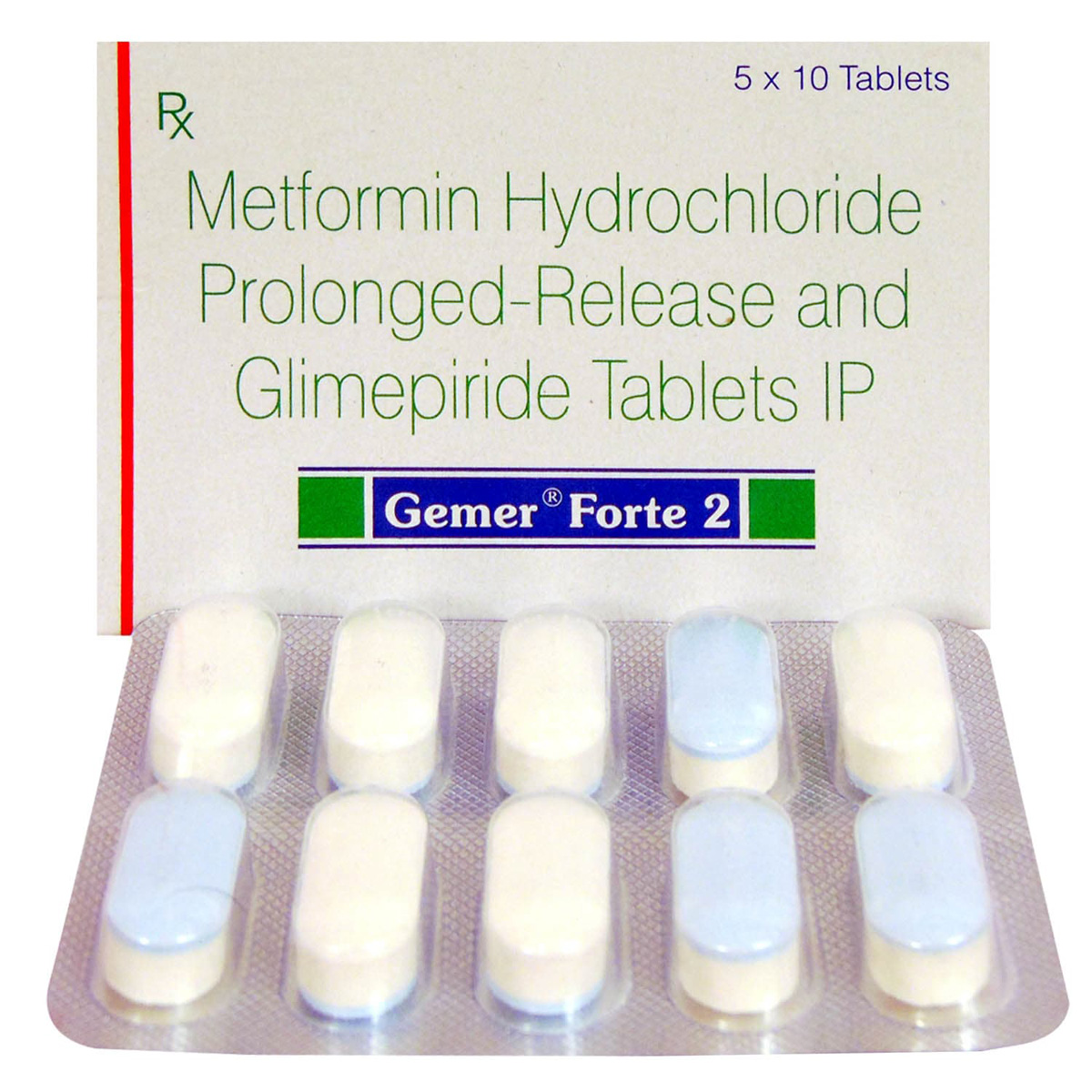Gemer Forte 2 Tablet 10's, Pack of 10 TABLETS Gemer Forte 2 Tablet 10's, Pack of 10 TABLETS