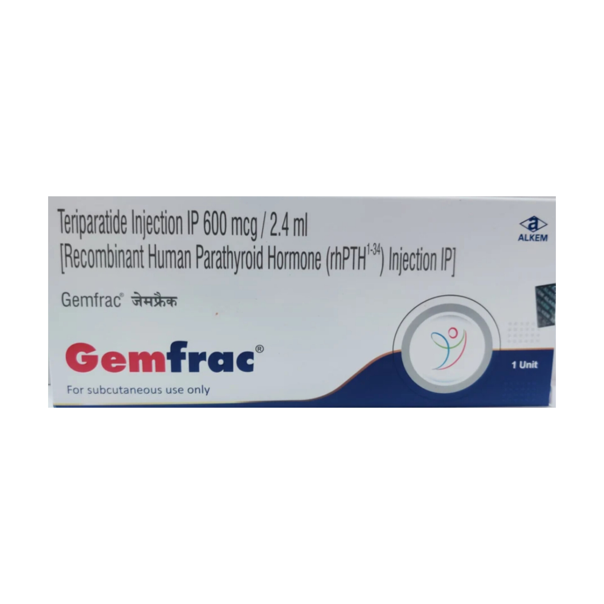 Gemfrac 600 MCG  Injection 1's, Pack of 1 INJECTION Gemfrac 600 MCG  Injection 1's, Pack of 1 INJECTION