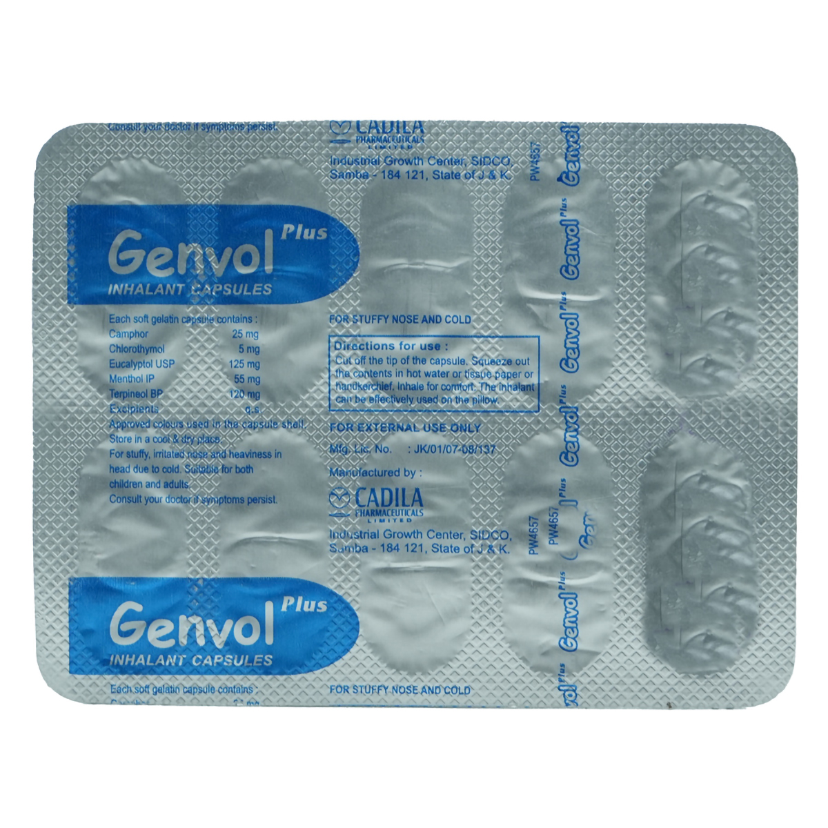 Buy Genvol Plus, 10 Capsules Online