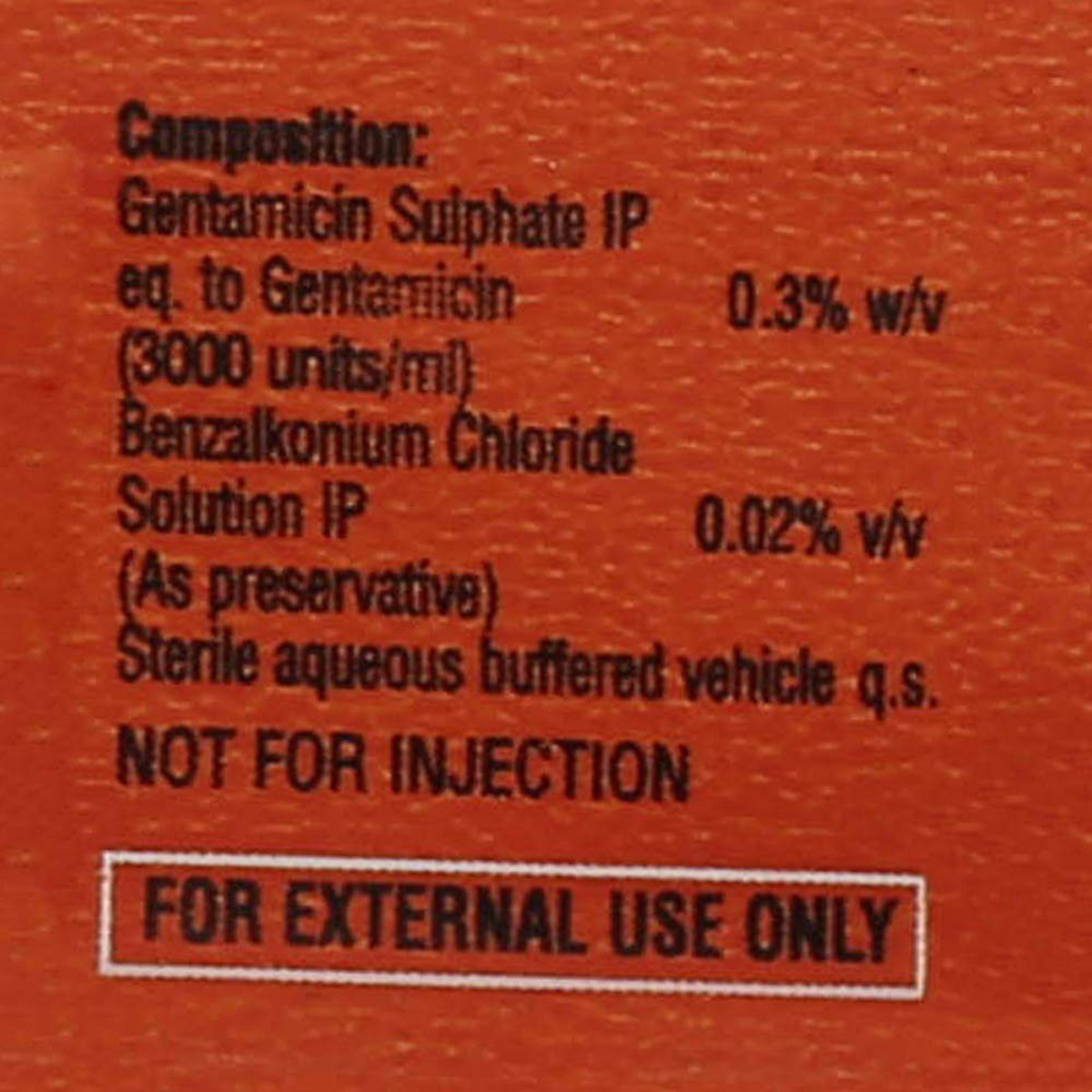 Genticyn Eye/Ear Drops 10 ml, Pack of 1 Eye/Ear Drops Genticyn Eye/Ear Drops 10 ml, Pack of 1 Eye/Ear Drops