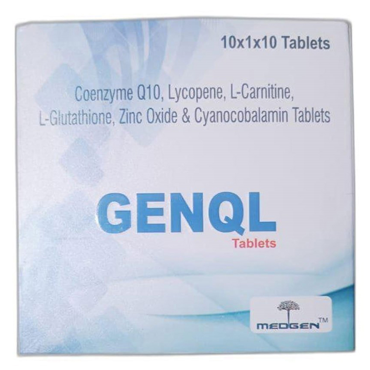 Genql Tablet 10's, Pack of 10 TABLETS Genql Tablet 10's, Pack of 10 TABLETS