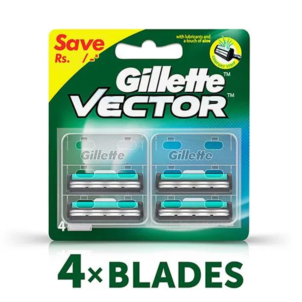 Gillette Vector Plus Cartridge, 4 Count Price, Uses, Side Effects ...