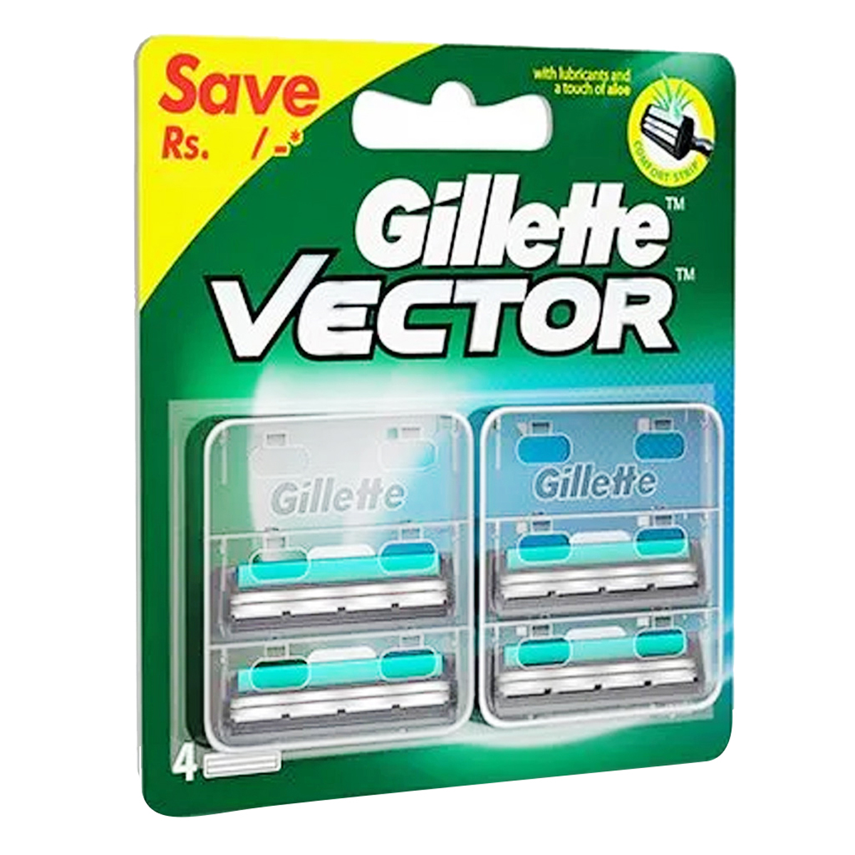Gillette Vector Plus Cartridge, 4 Count Price, Uses, Side Effects ...