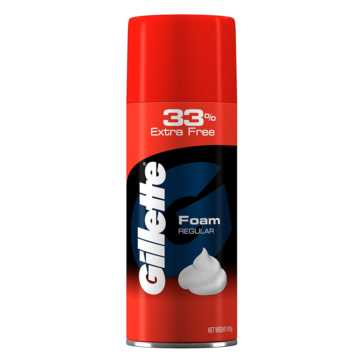 Gillette Shaving Foam Regular, 418 gm, Pack of 1 Gillette Shaving Foam Regular, 418 gm, Pack of 1