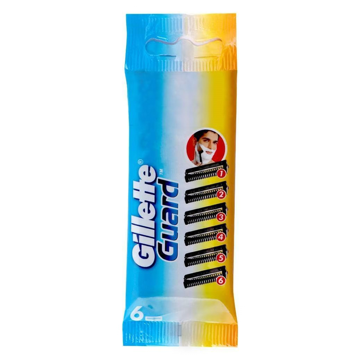 Gillete Guard Cartridge, 6 Count, Pack of 1 Gillete Guard Cartridge, 6 Count, Pack of 1