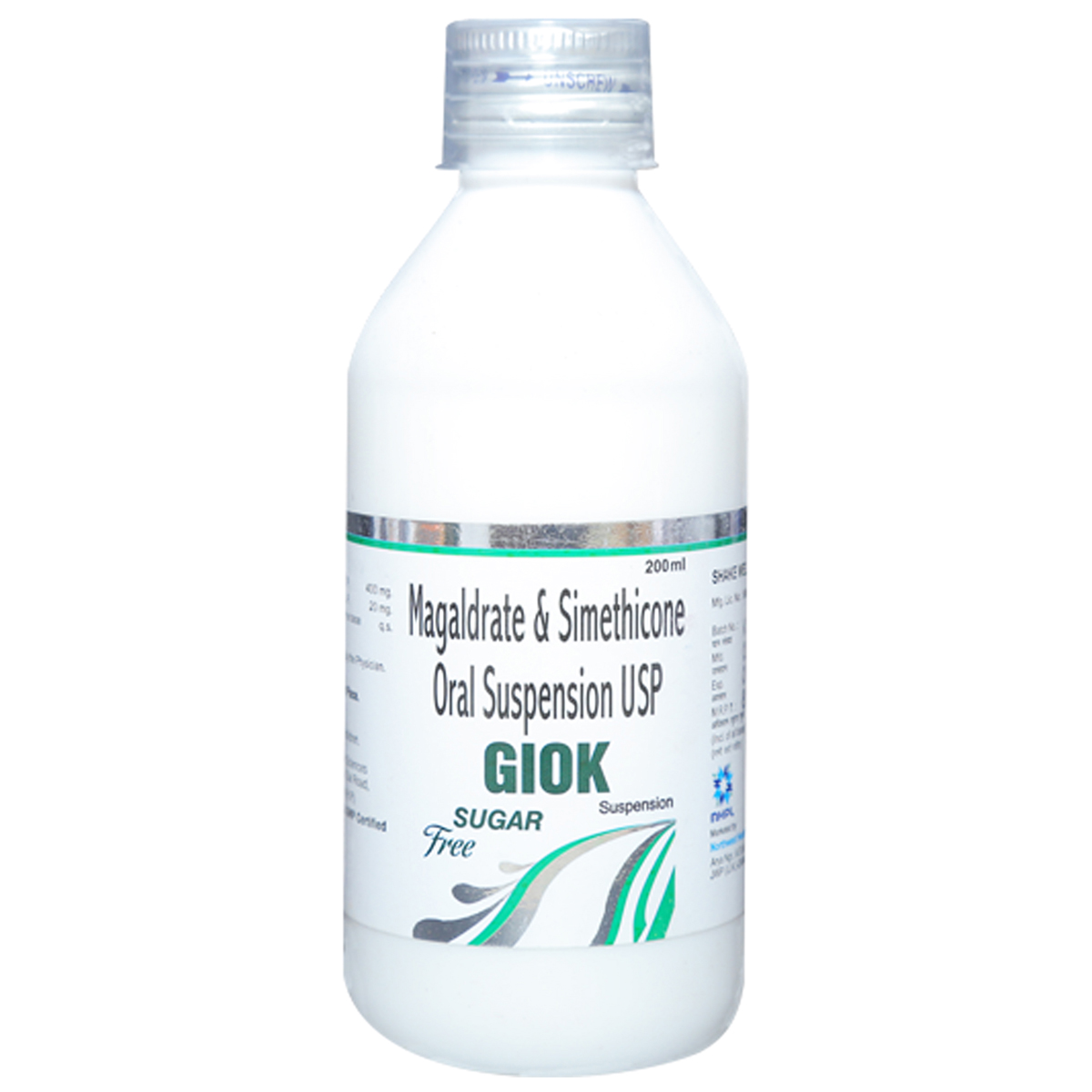 Giok Sugar Free Suspension 200 ml, Pack of 1 Suspension Giok Sugar Free Suspension 200 ml, Pack of 1 Suspension