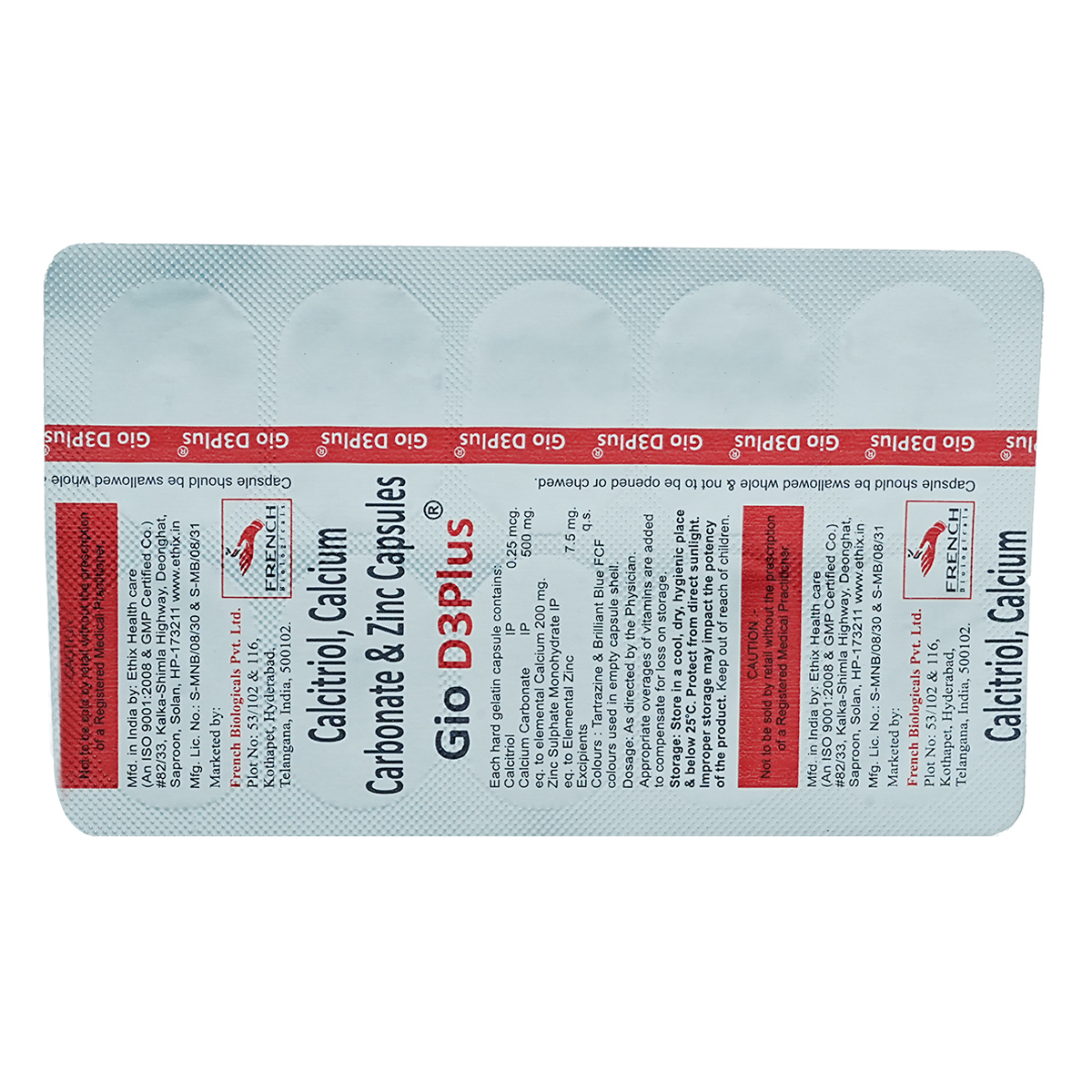 Gio D3 Plus Capsule 10's, Pack of 10 CapsuleS Gio D3 Plus Capsule 10's, Pack of 10 CapsuleS