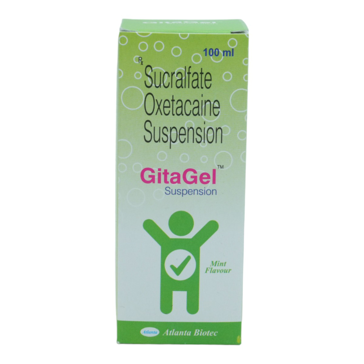 Gitagel Mint Flavour Suspension 100 ml, Pack of 1 Gitagel Mint Flavour Suspension 100 ml, Pack of 1