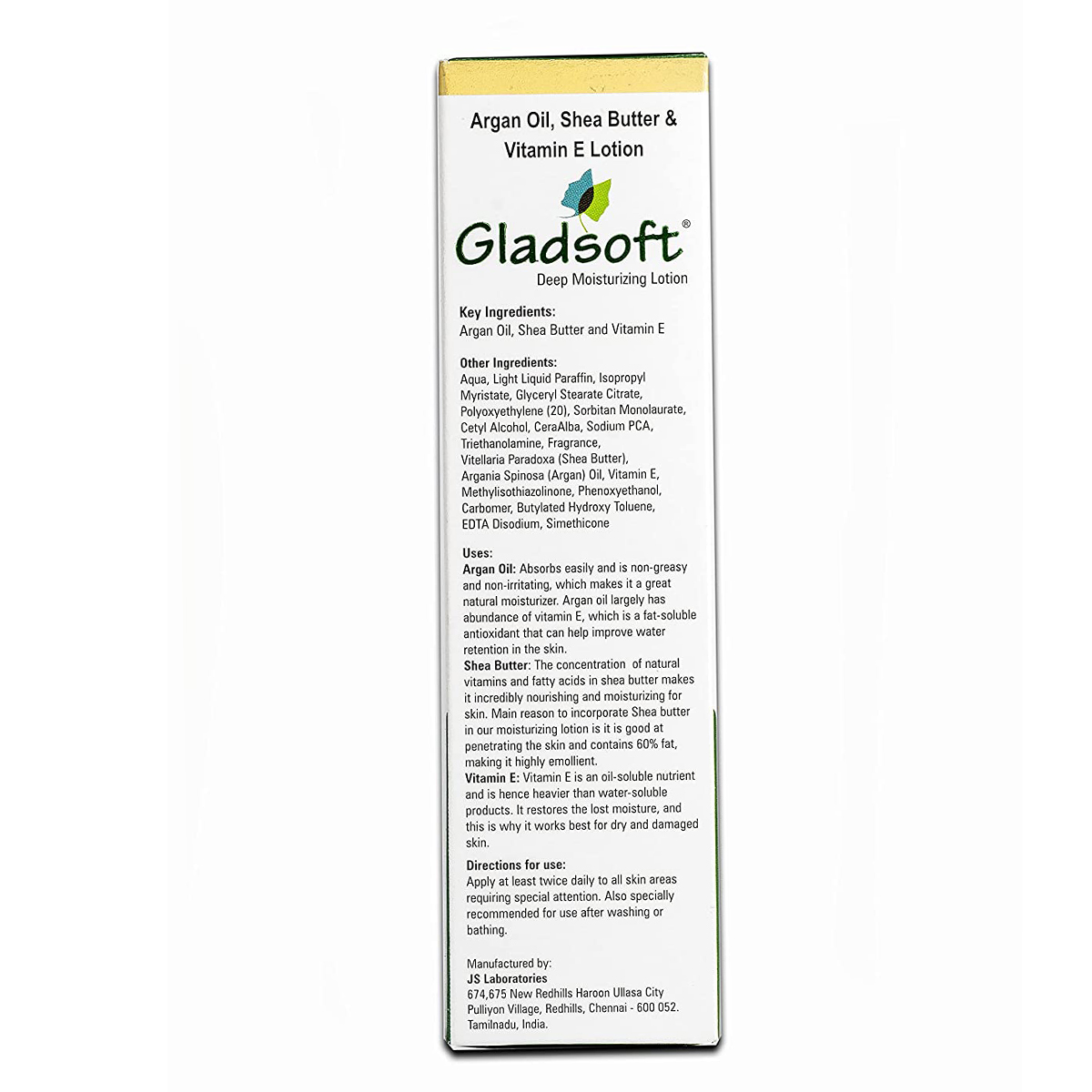 Gladsoft Deep Moisturizing Lotion 100 ml, Pack of 1 Gladsoft Deep Moisturizing Lotion 100 ml, Pack of 1