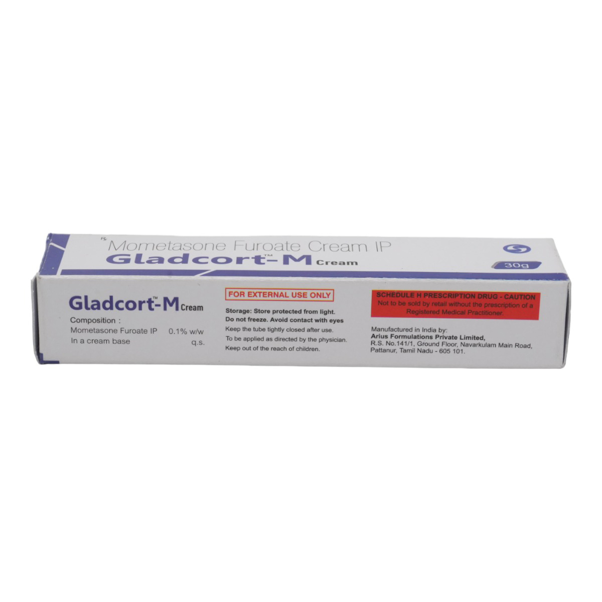 Gladcort-M Cream 30 gm, Pack of 1 Cream Gladcort-M Cream 30 gm, Pack of 1 Cream