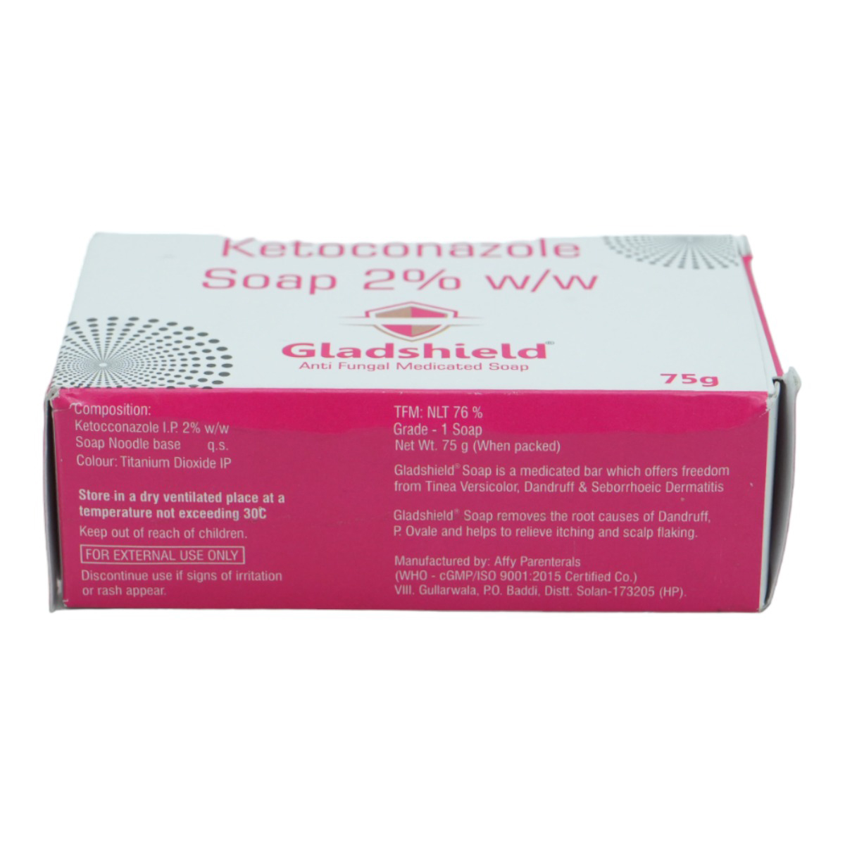 Gladshield Anti Fungal Medicated Soap 75 gm, Pack of 1 Soap Gladshield Anti Fungal Medicated Soap 75 gm, Pack of 1 Soap