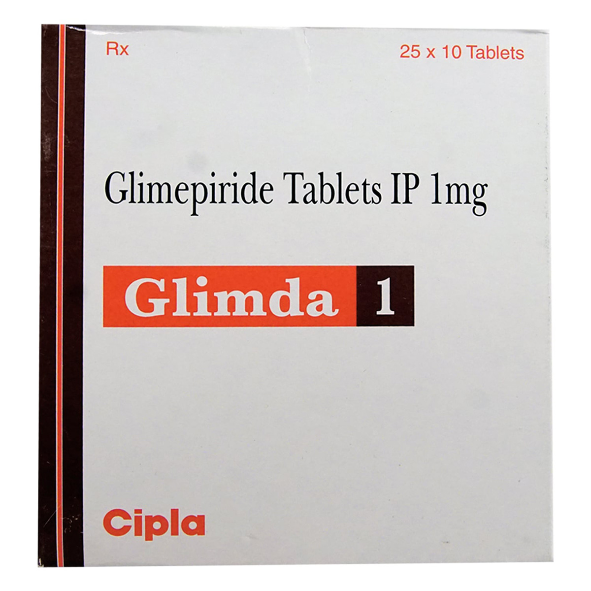 Glimda 1 Tablet 10's, Pack of 10 TABLETS Glimda 1 Tablet 10's, Pack of 10 TABLETS