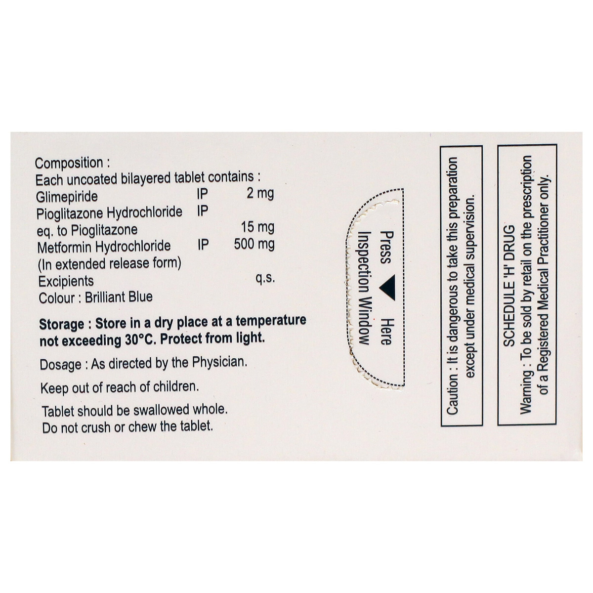 Glimestar-PM 2 Tablet 10's, Pack of 10 TABLETS Glimestar-PM 2 Tablet 10's, Pack of 10 TABLETS