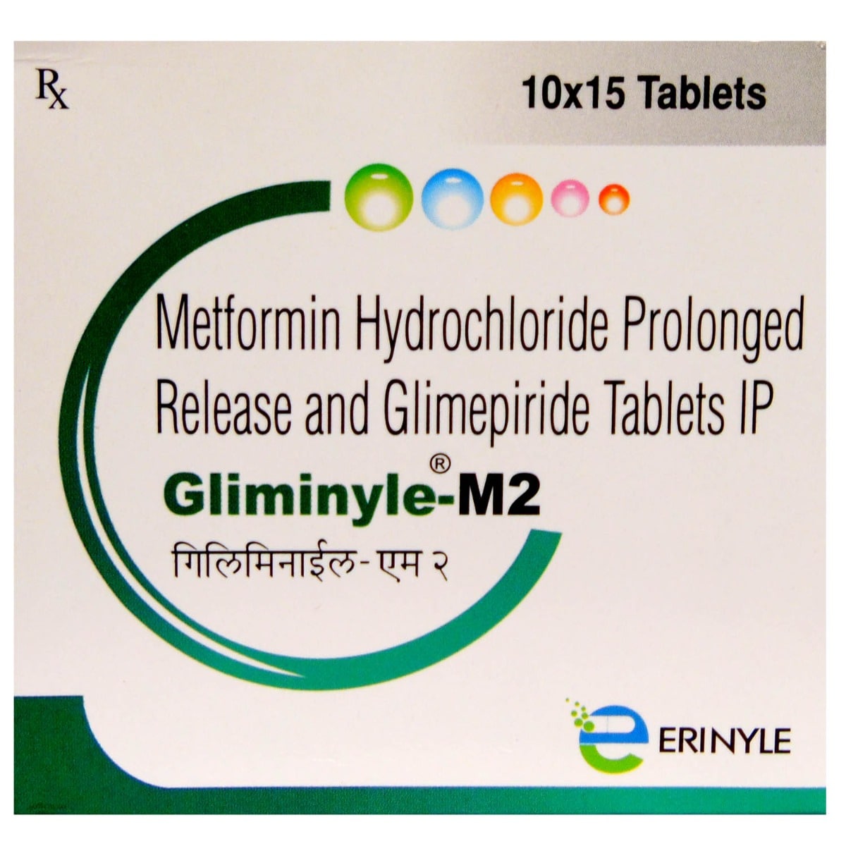 Gliminyle-M2 Tablet 15's, Pack of 15 TabletS Gliminyle-M2 Tablet 15's, Pack of 15 TabletS