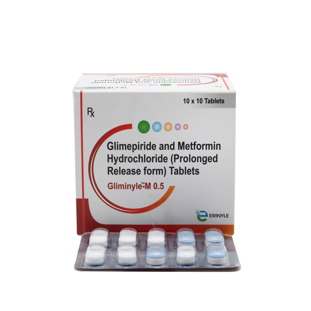 Gliminyle-M 0.5 Tablet 10's, Pack of 10 TABLETS Gliminyle-M 0.5 Tablet 10's, Pack of 10 TABLETS