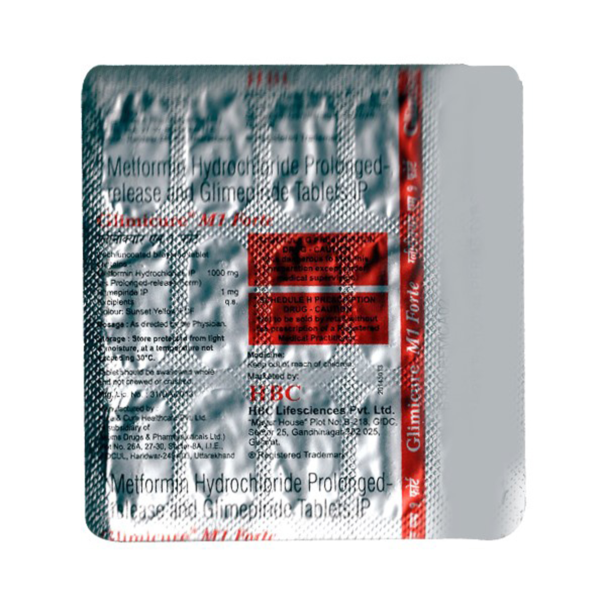 Glimicure M 1 Forte Tablet 15's, Pack of 15 TabletS Glimicure M 1 Forte Tablet 15's, Pack of 15 TabletS