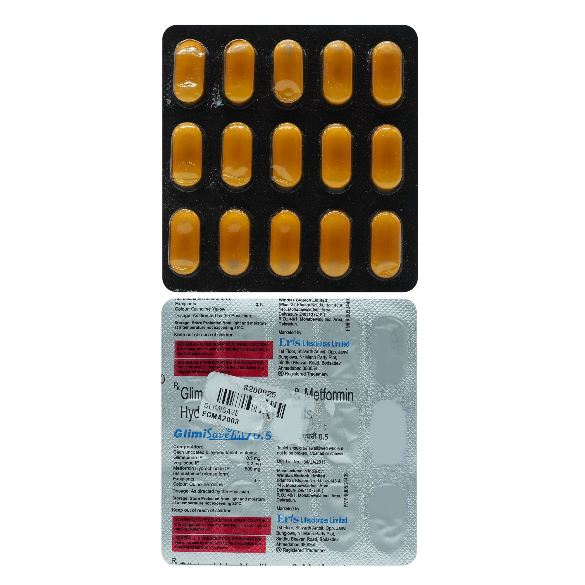 Glimisave MV 0.5 Tablet 15's, Pack of 15 TabletS Glimisave MV 0.5 Tablet 15's, Pack of 15 TabletS